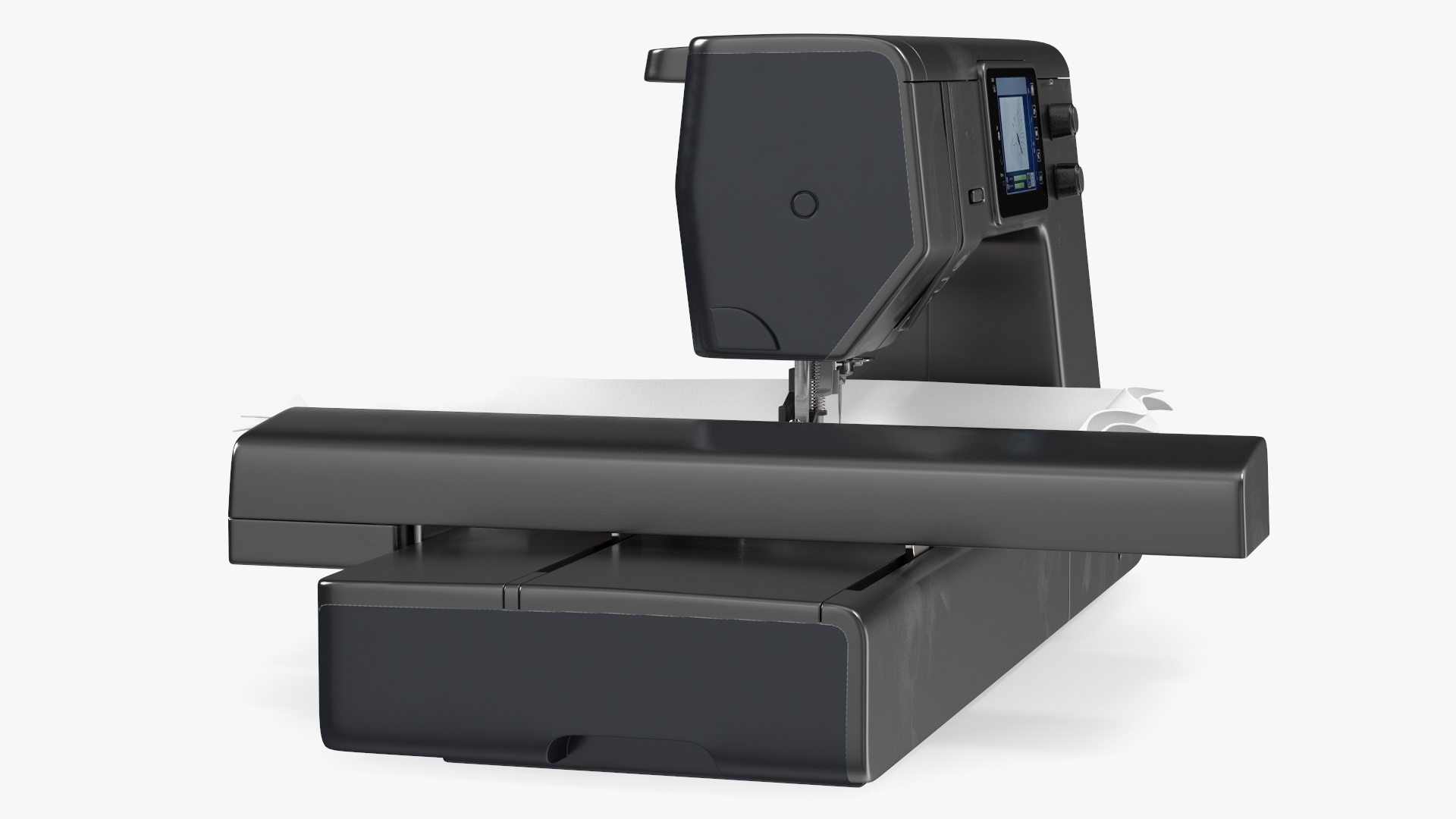 Embroidery Machine Black Screen On 3D model