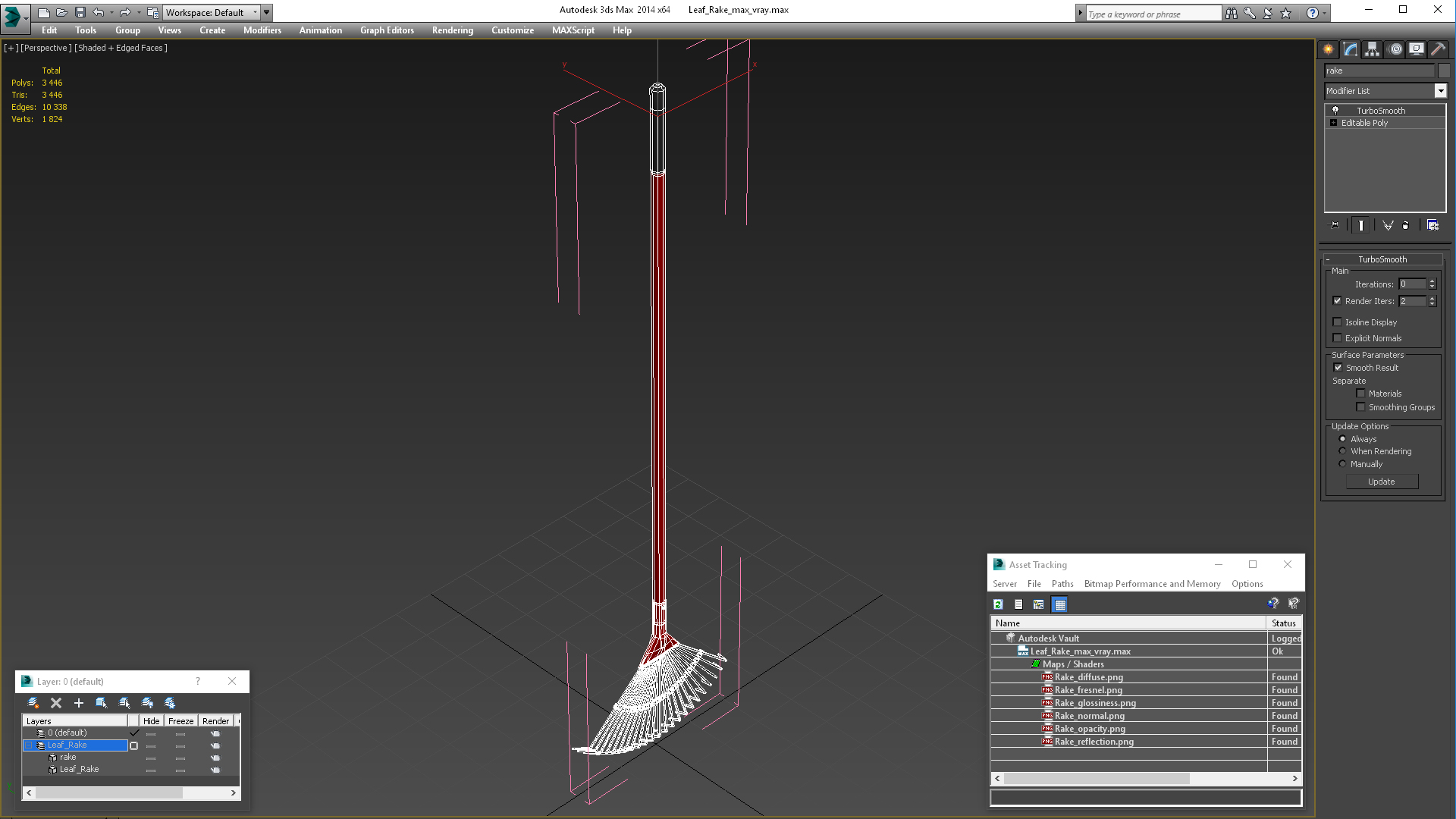 Leaf Rake 3D model