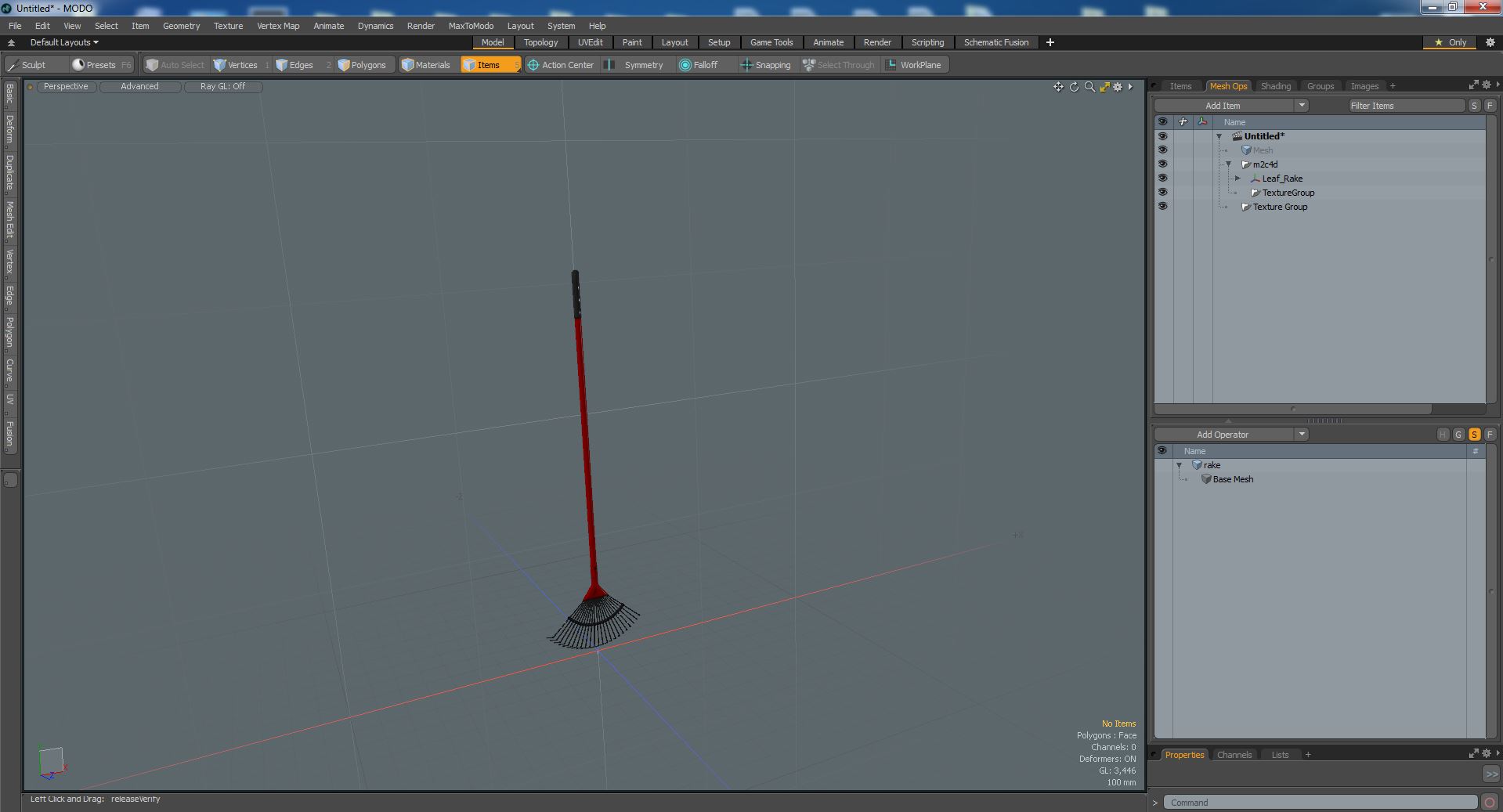 Leaf Rake 3D model