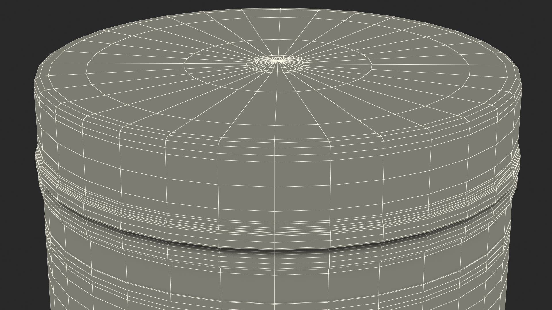 Multivitamin Blank Jar 3D