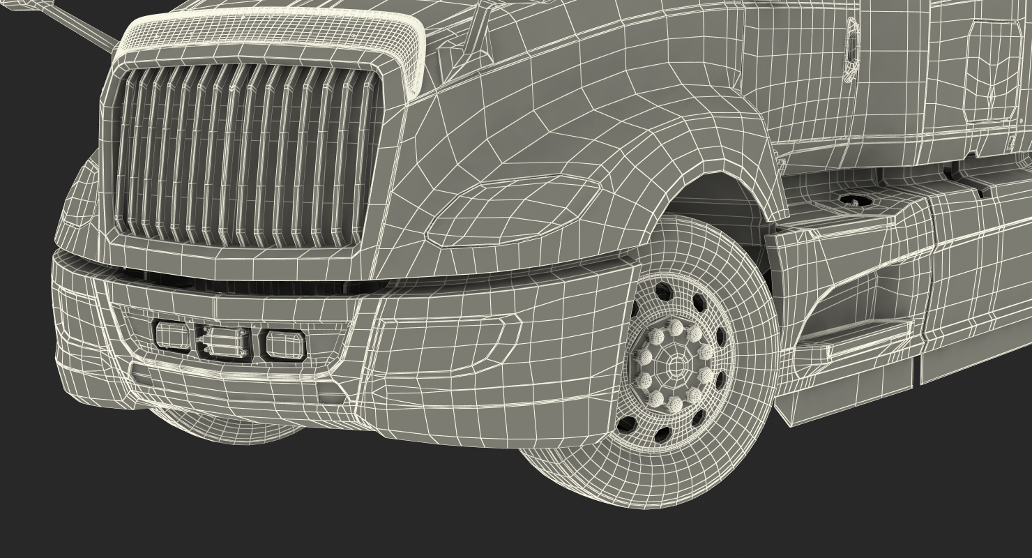 3D Heavy Duty Truck Generic Rigged