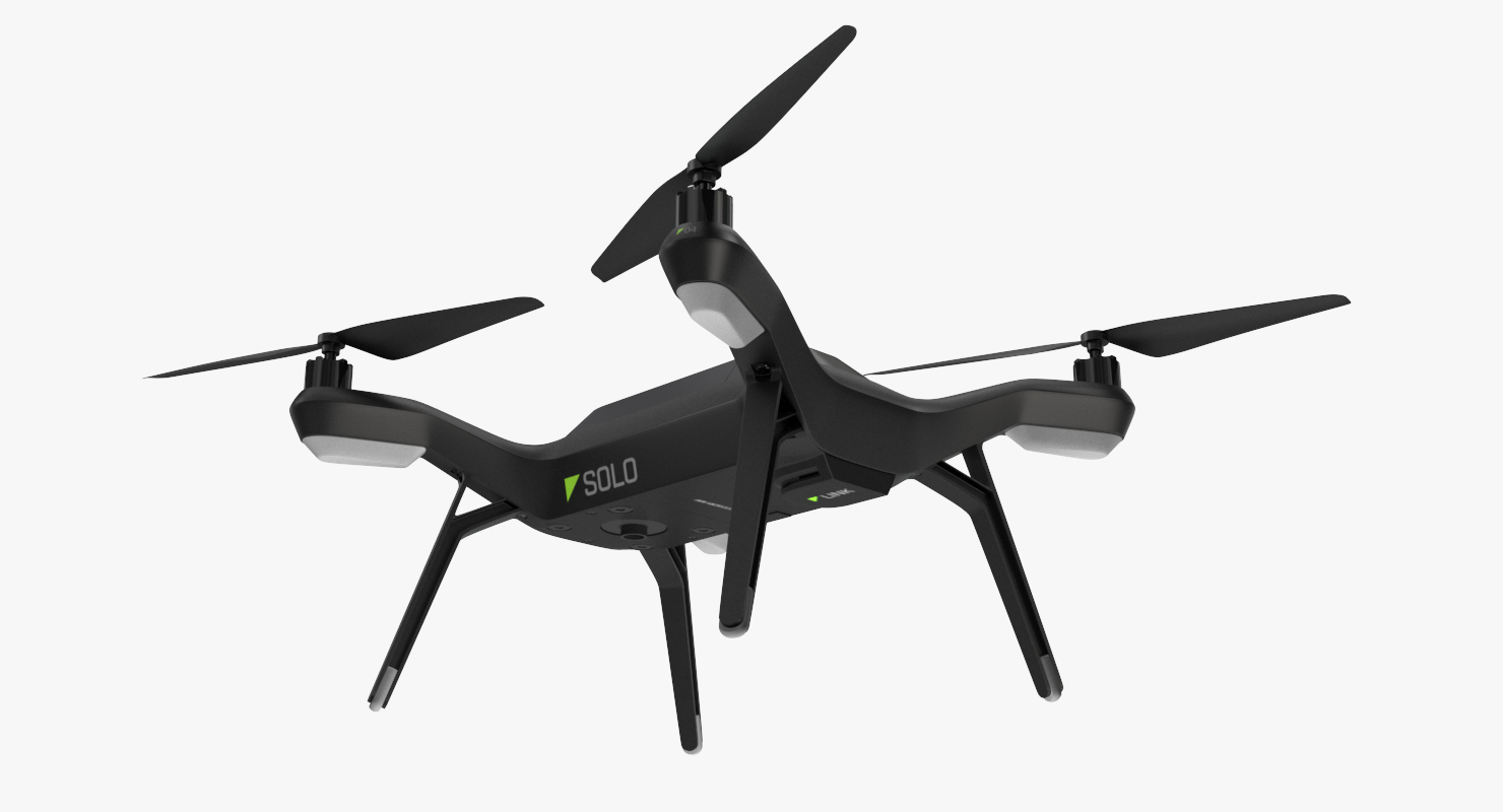 3D model 3DR Solo Drone Quadcopter