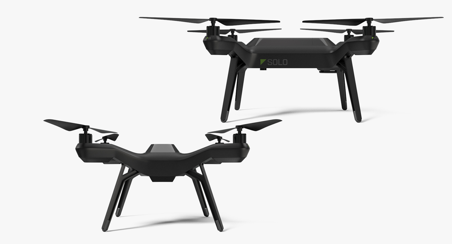 3D model 3DR Solo Drone Quadcopter