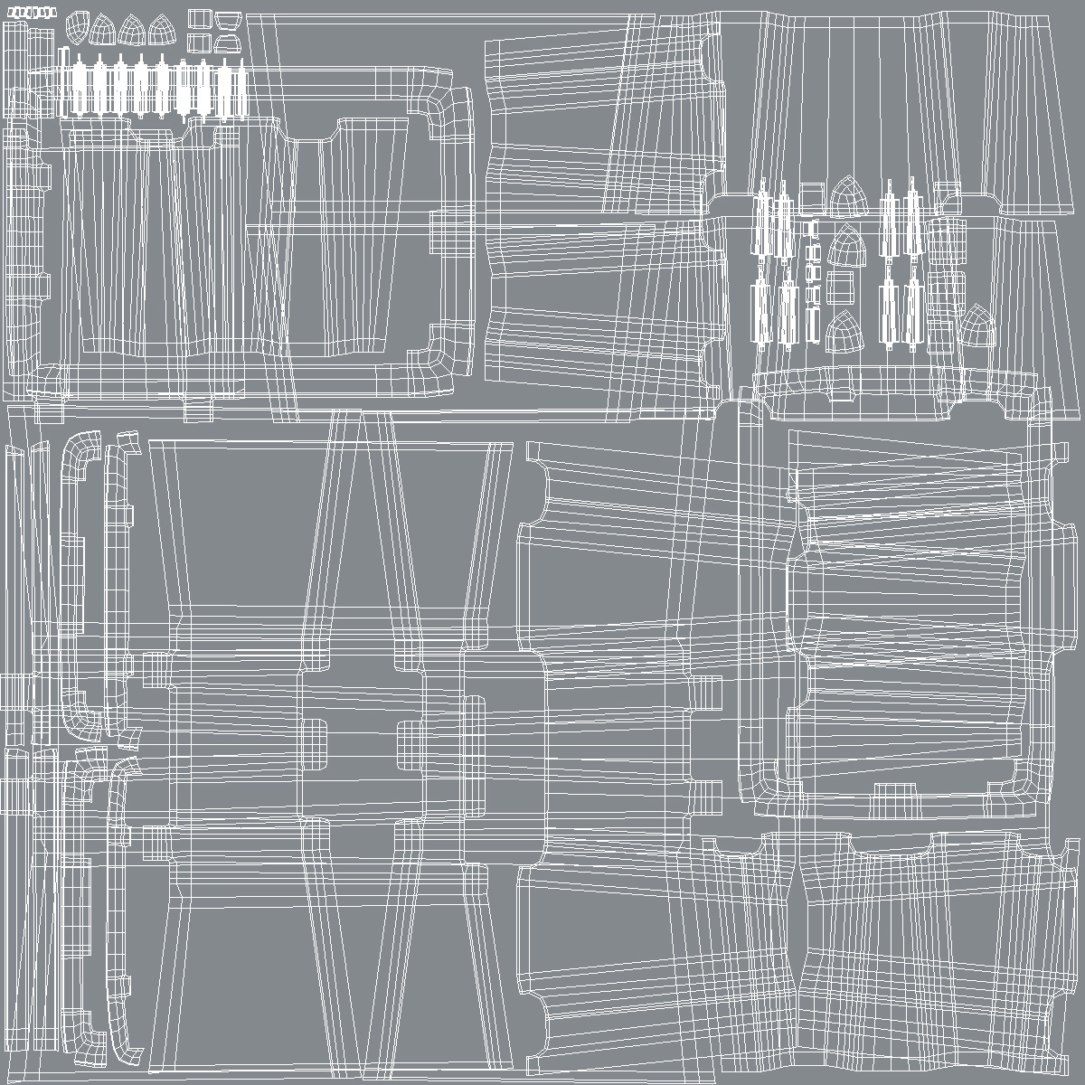 3D model Stack and Nest Totes