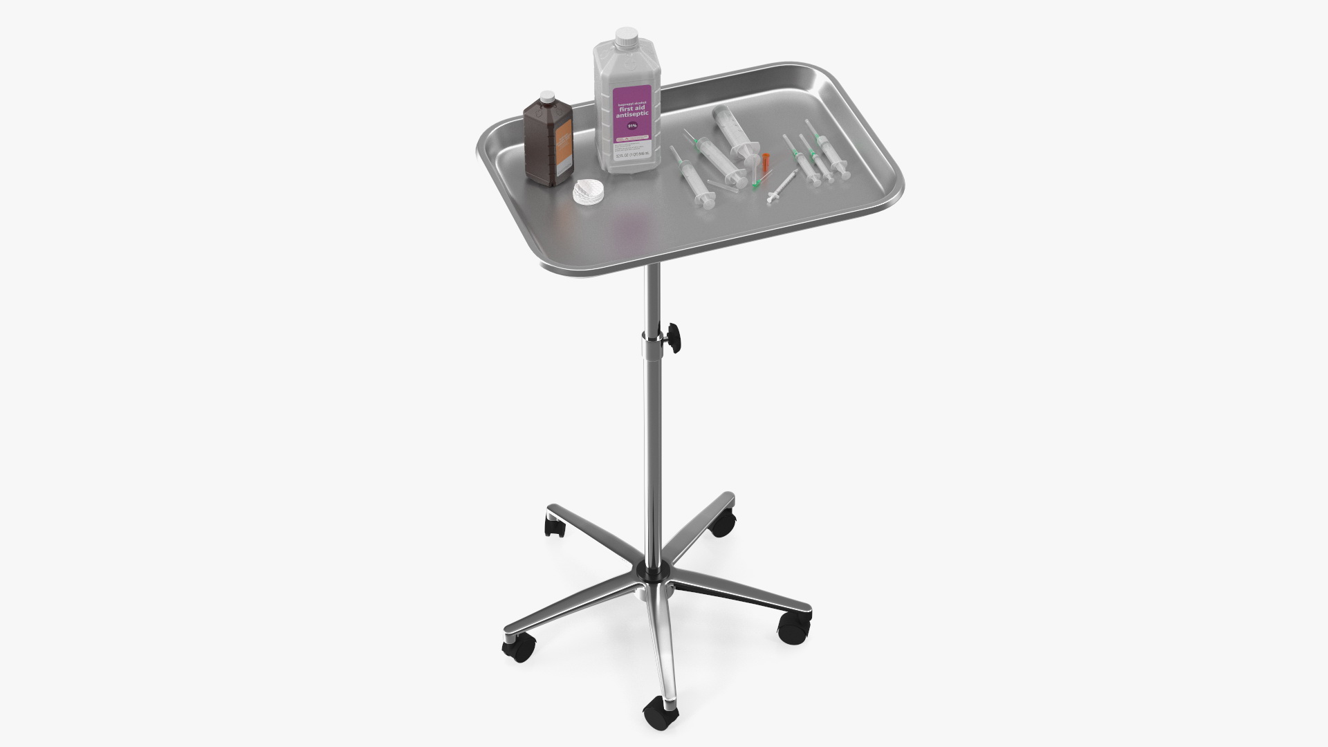 Tools Tray and Antiseptic Kit 3D model