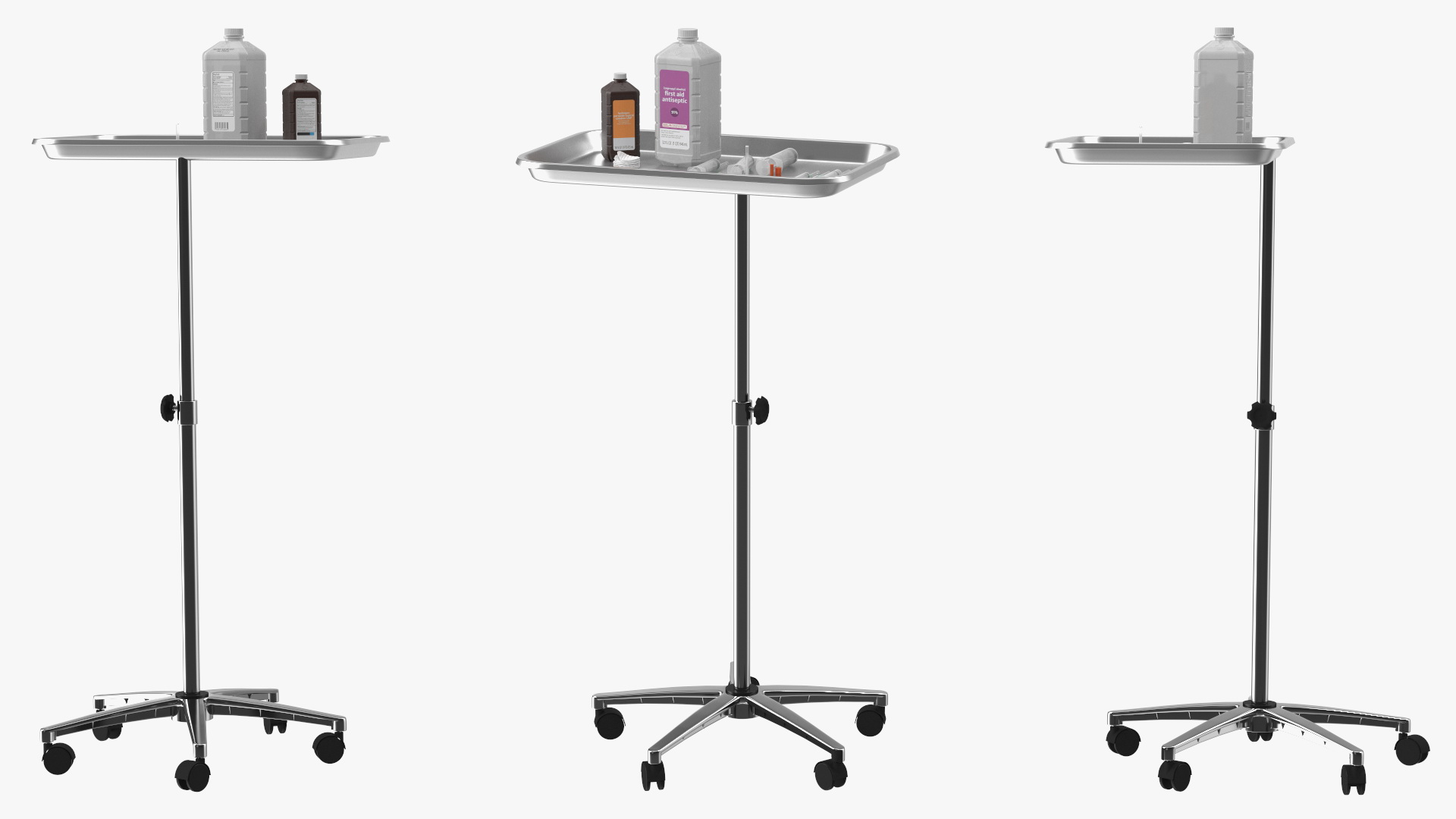 Tools Tray and Antiseptic Kit 3D model