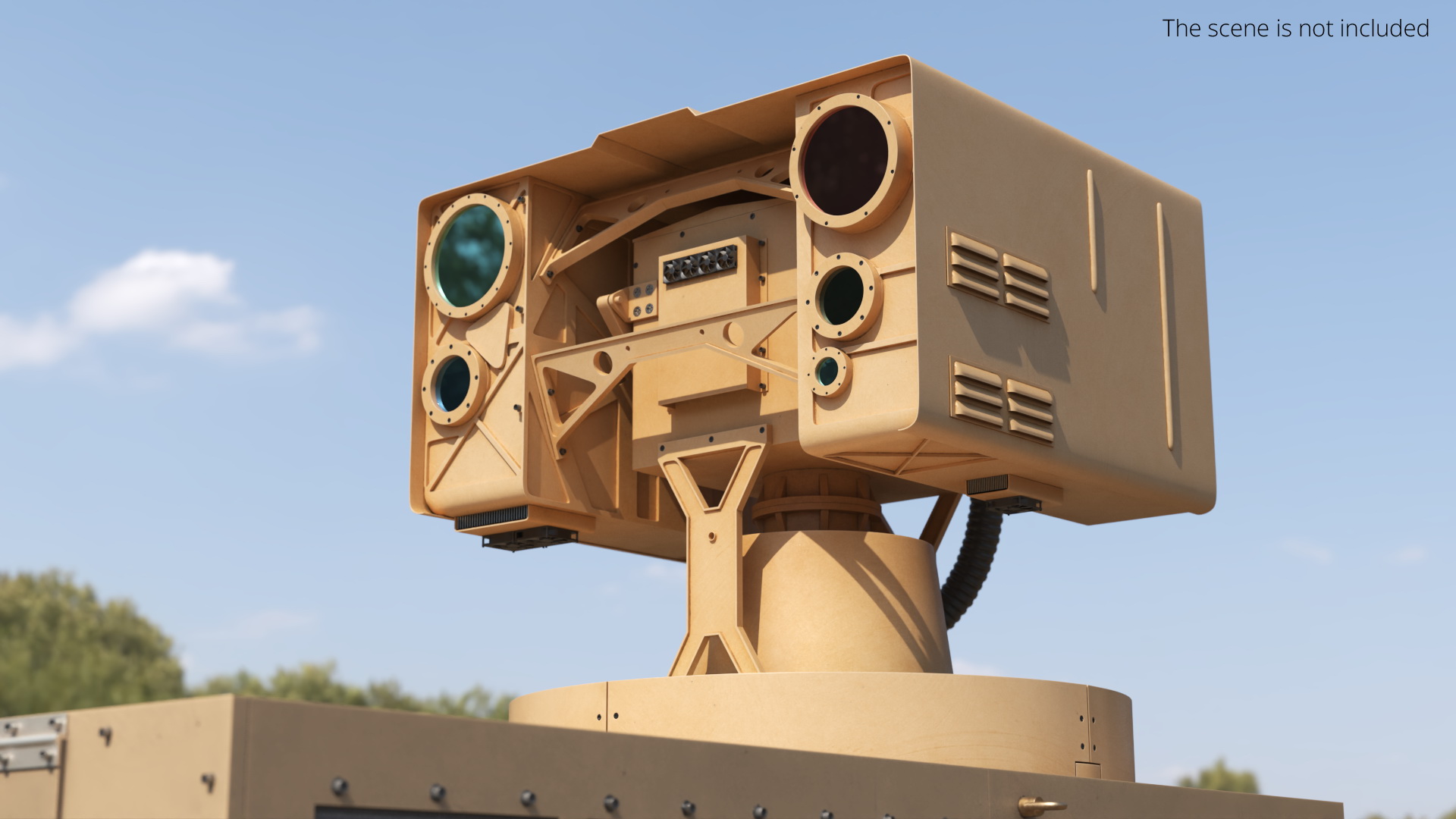 Laser Weapon Turret Sand, view 2