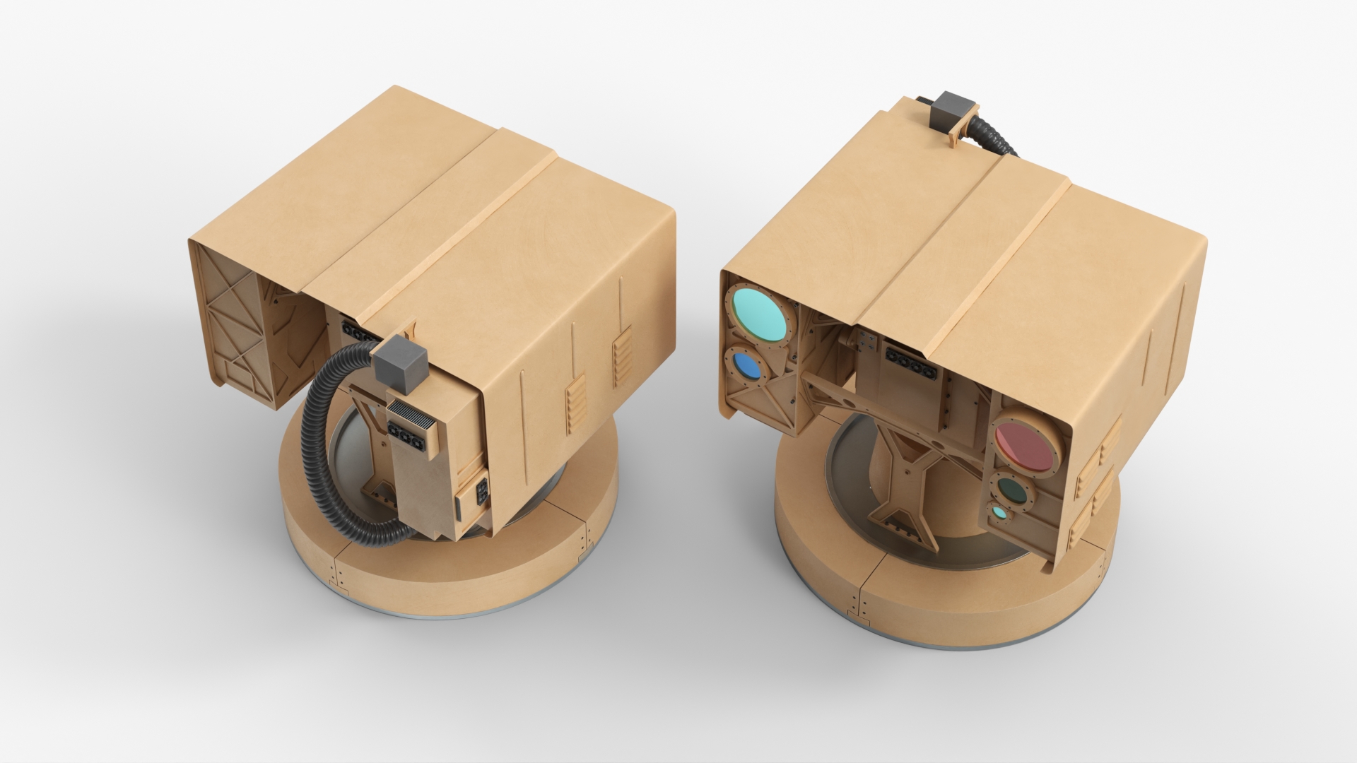 Laser Weapon Turret Sand, view 3