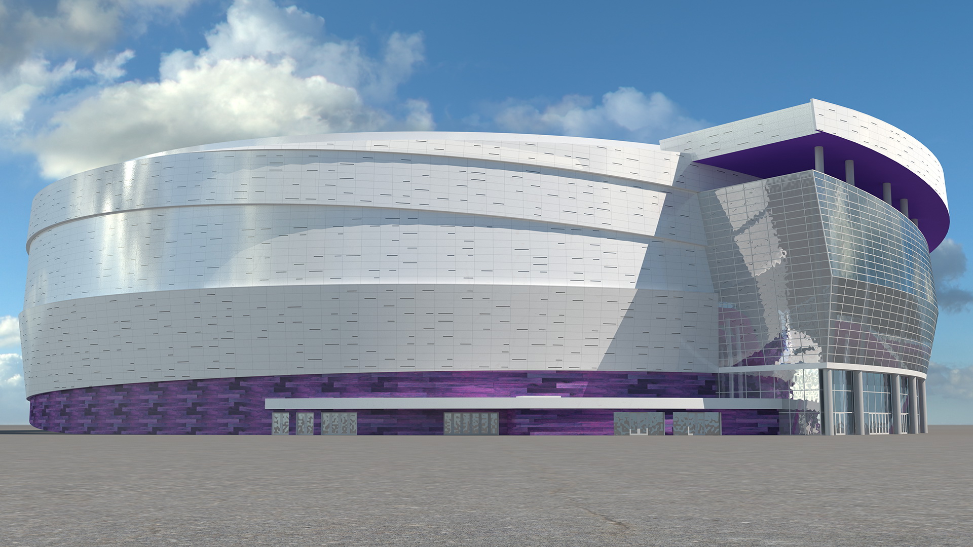 3D Stadium Arena model