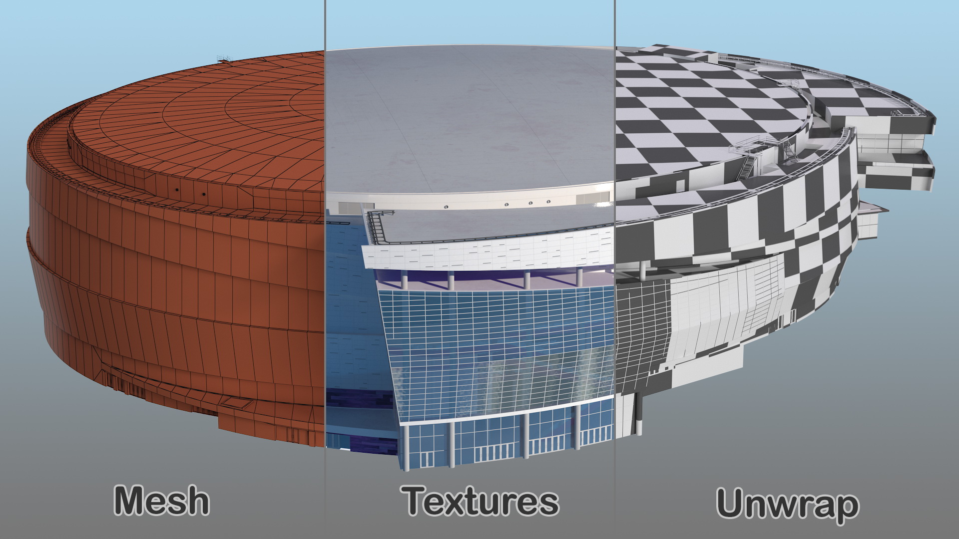 3D Stadium Arena model