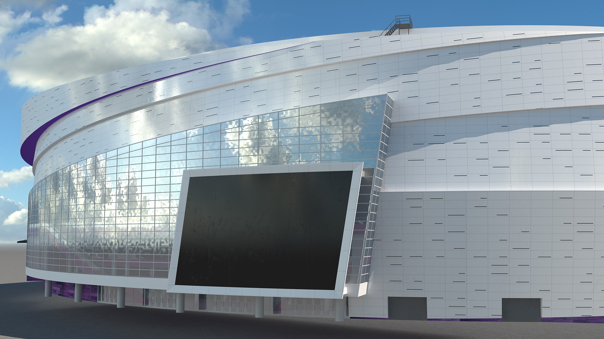 3D Stadium Arena model