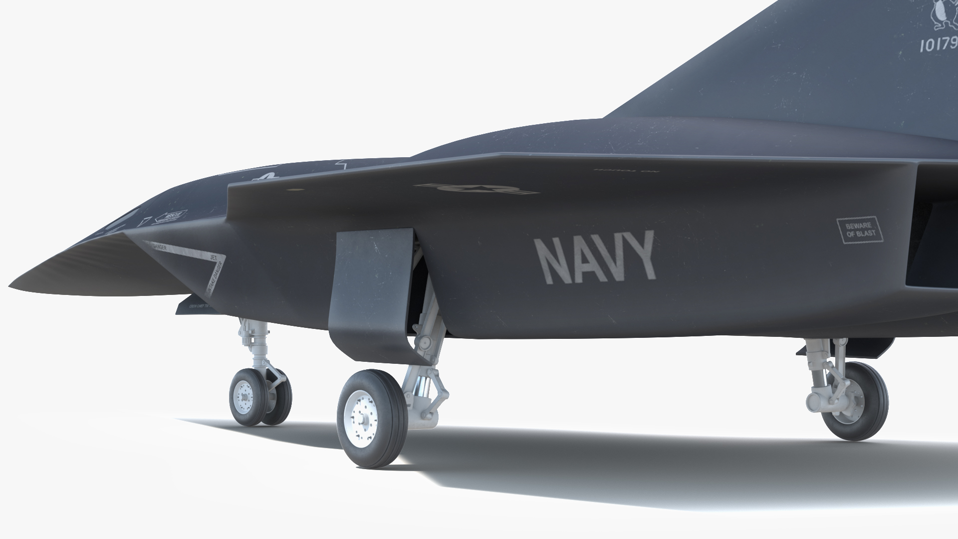 Lockheed SR-72 DarkStar Rigged for Maya 3D model