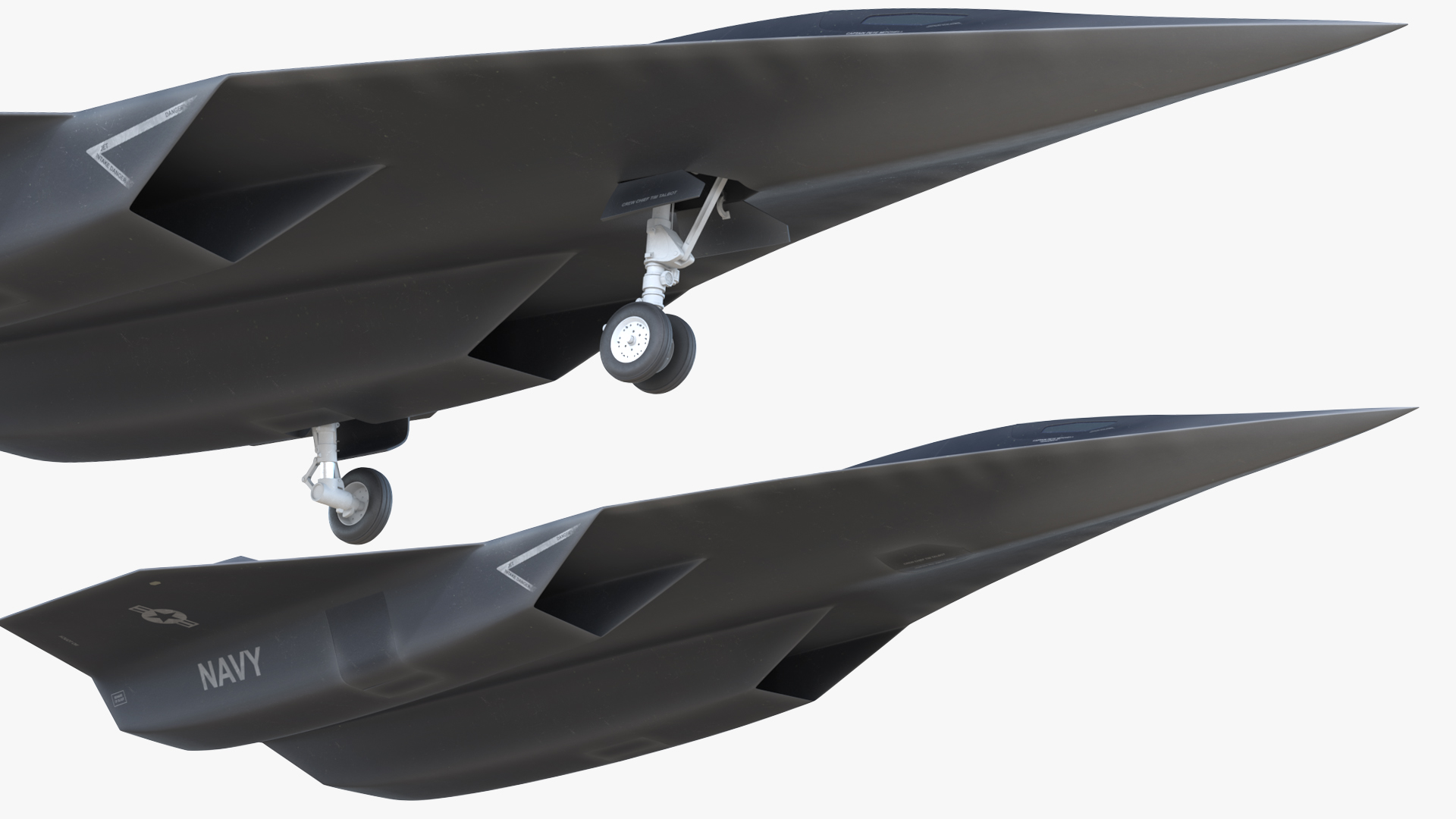 Lockheed SR-72 DarkStar Rigged for Maya 3D model