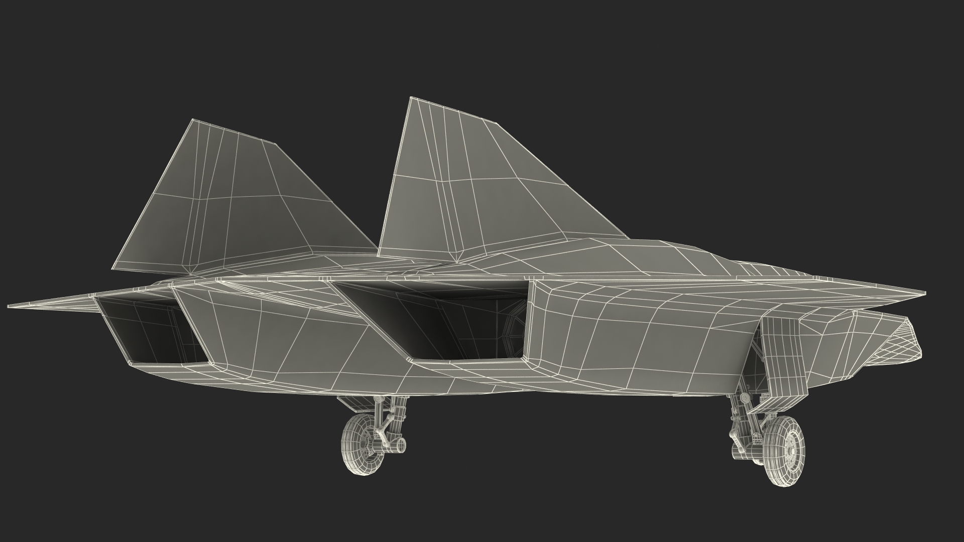 Lockheed SR-72 DarkStar Rigged for Maya 3D model