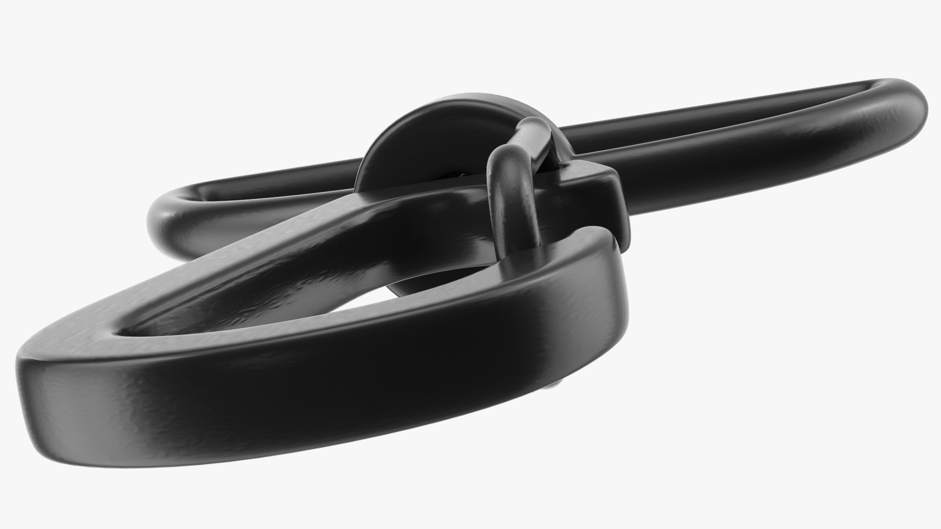 Metal Swivel Clasp Snap Hook Black 3D model