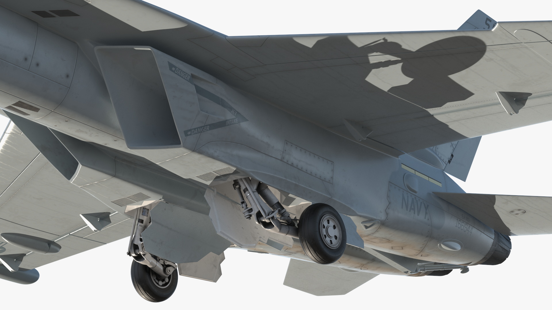 Aircraft Boeing EA-18G without Armament 3D model