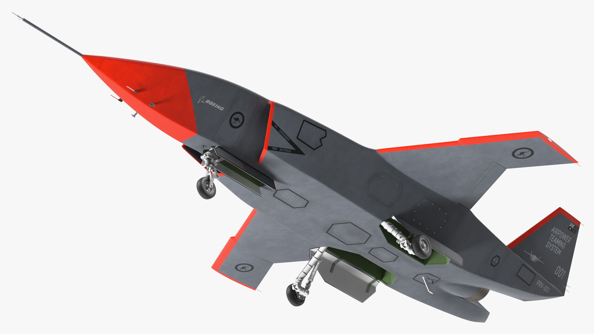 Boeing MQ-28 Ghost Bat Rigged 3D model