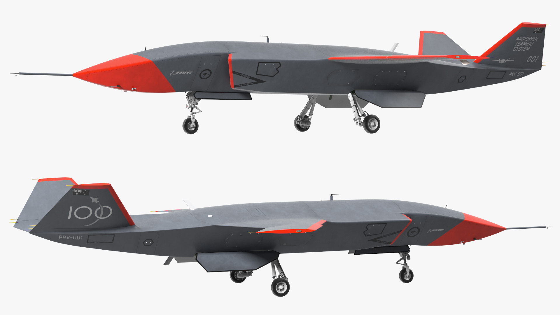 Boeing MQ-28 Ghost Bat Rigged 3D model