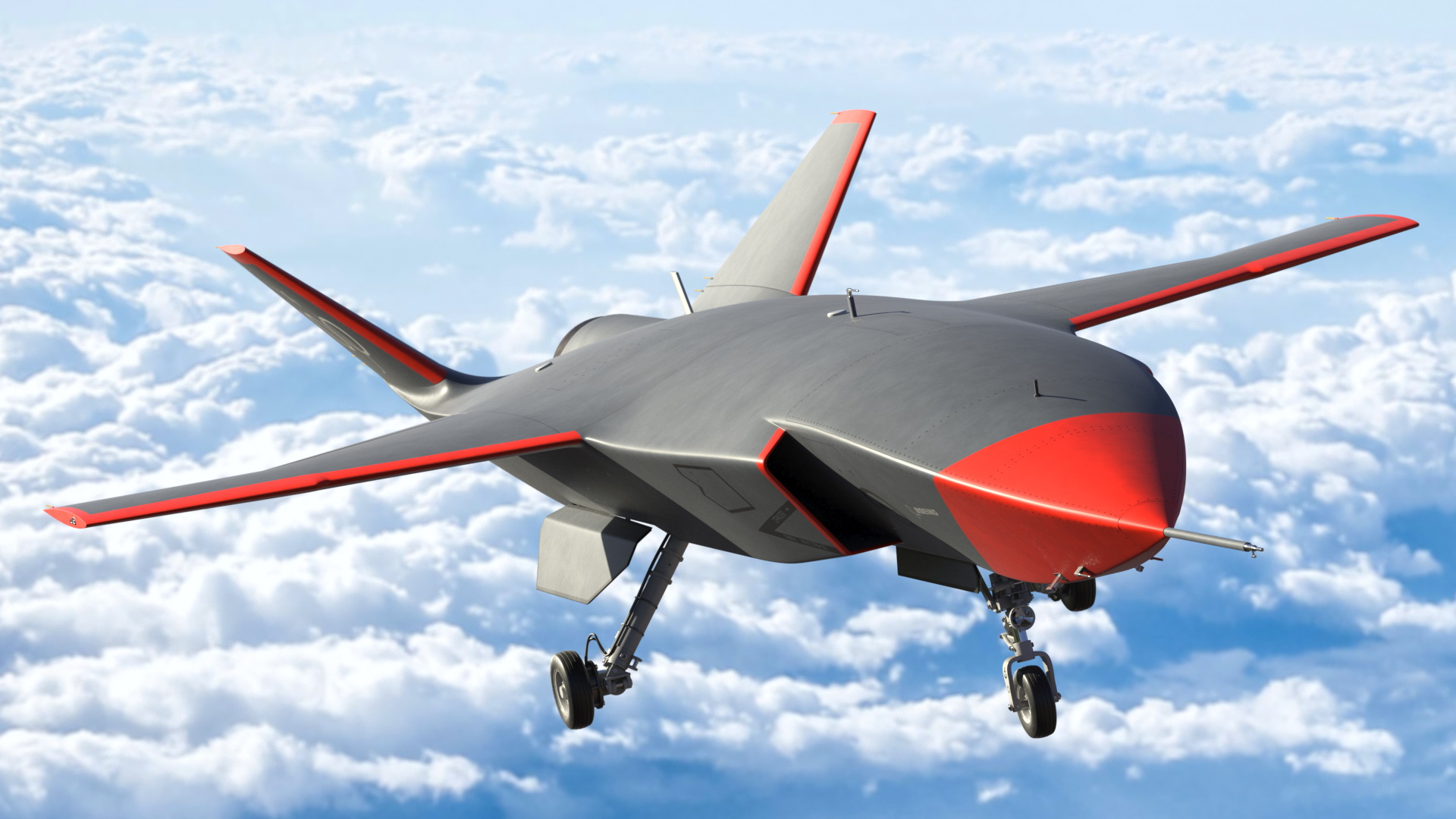 Boeing MQ-28 Ghost Bat Rigged 3D model