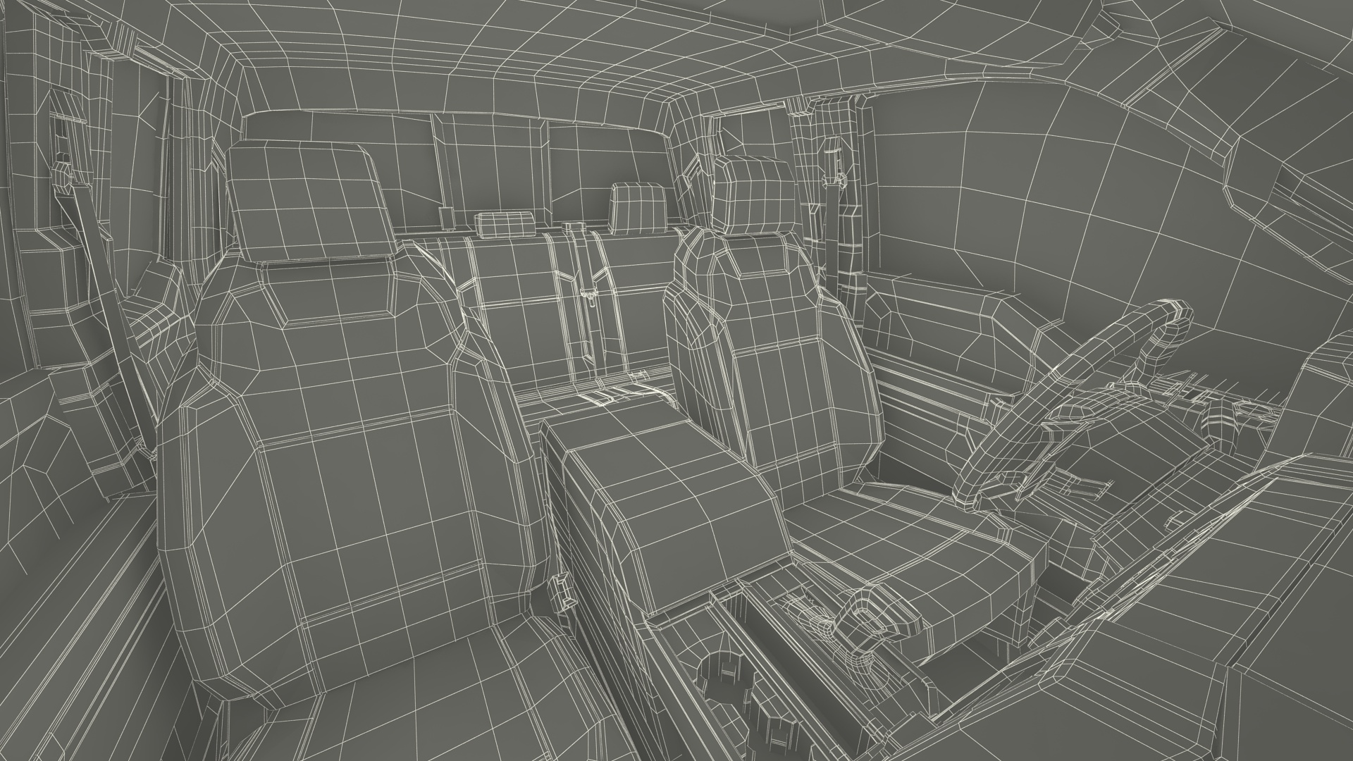SUV Pickup Red 3D model