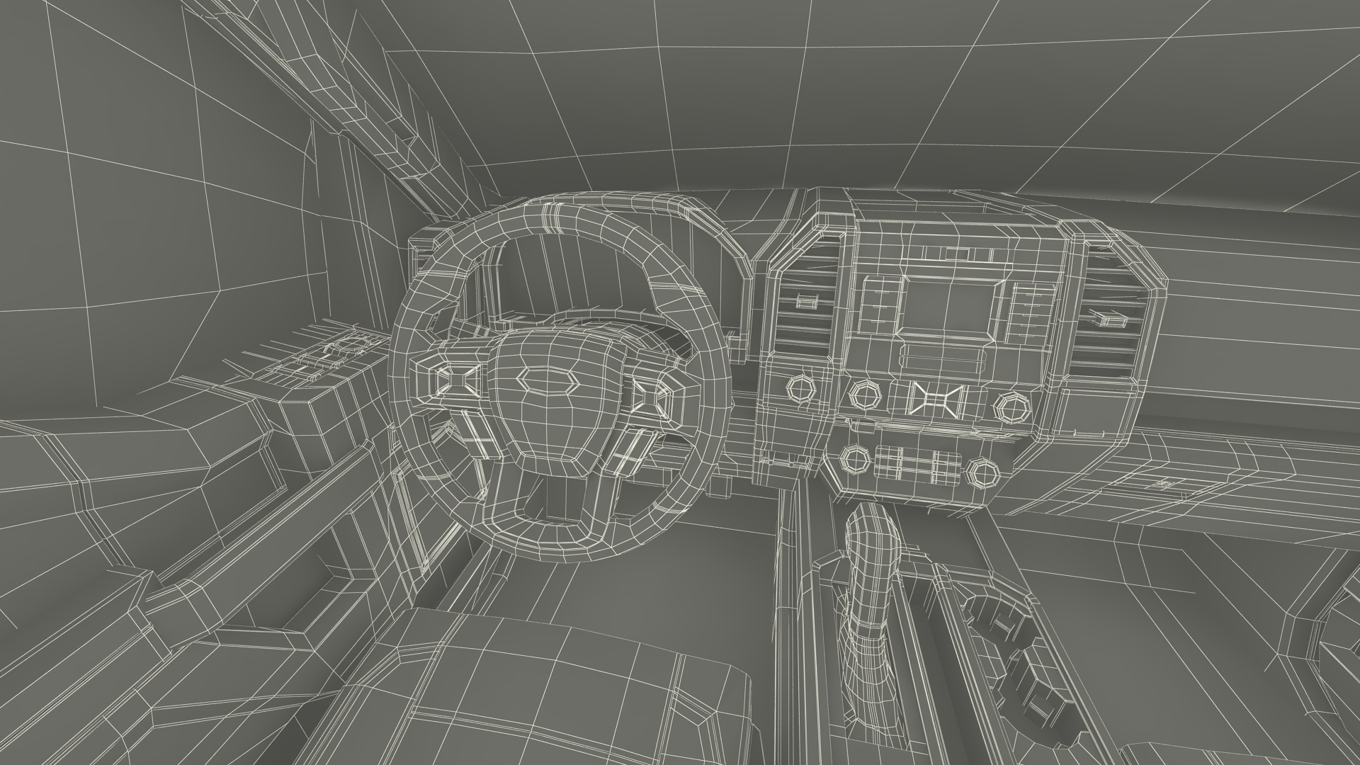 SUV Pickup Red 3D model