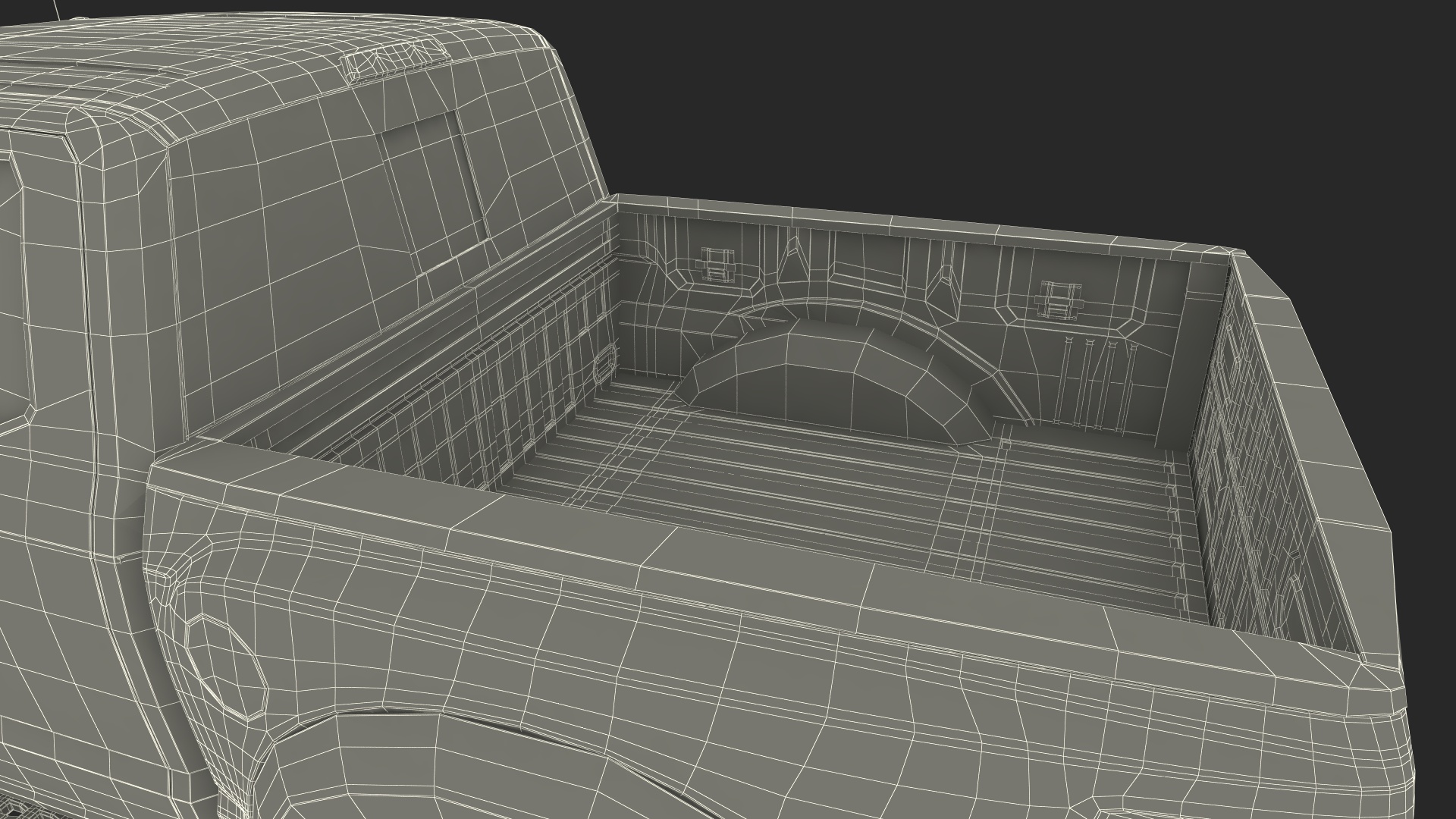 SUV Pickup Red 3D model
