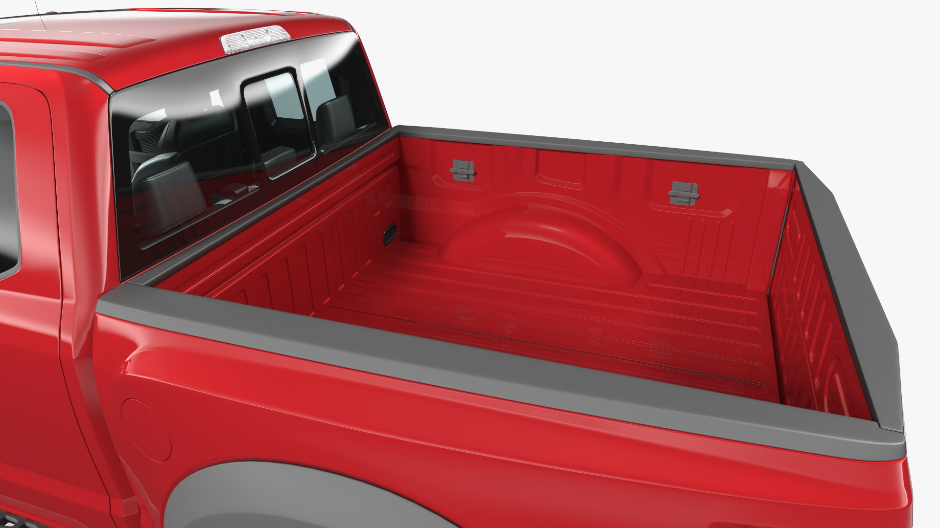 SUV Pickup Red 3D model