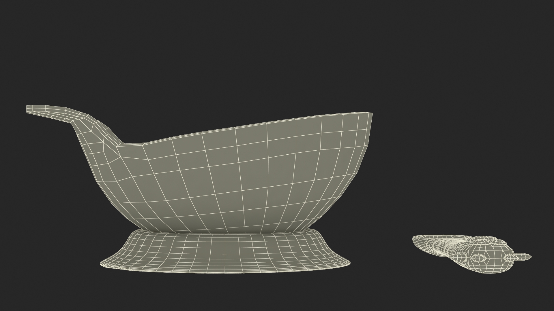 3D model Lime Green and Orange Silicone Baby Bowl and Spoon