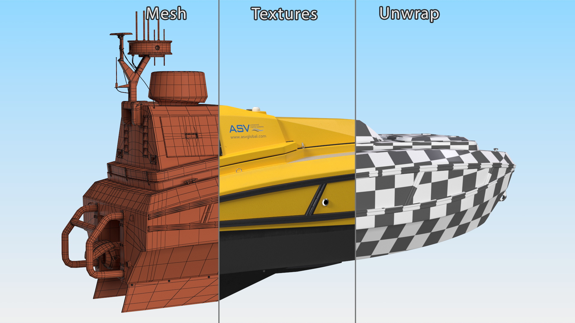 3D Autonomous Surface Vehicle