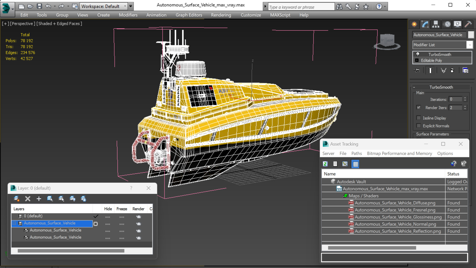 3D Autonomous Surface Vehicle