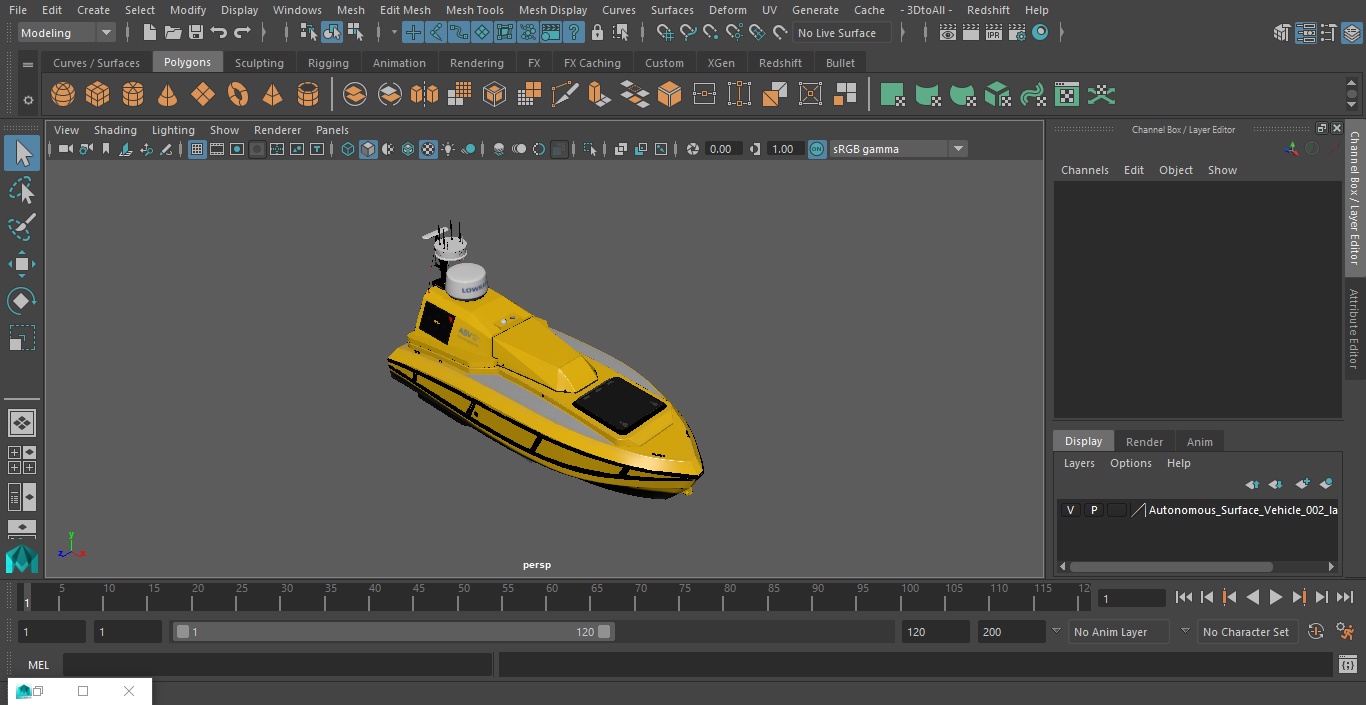 3D Autonomous Surface Vehicle