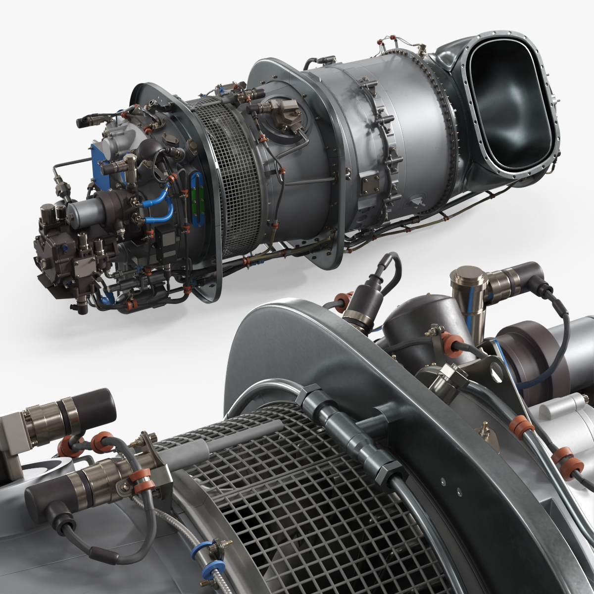 Aircraft Helicopter Turboshaft Engine