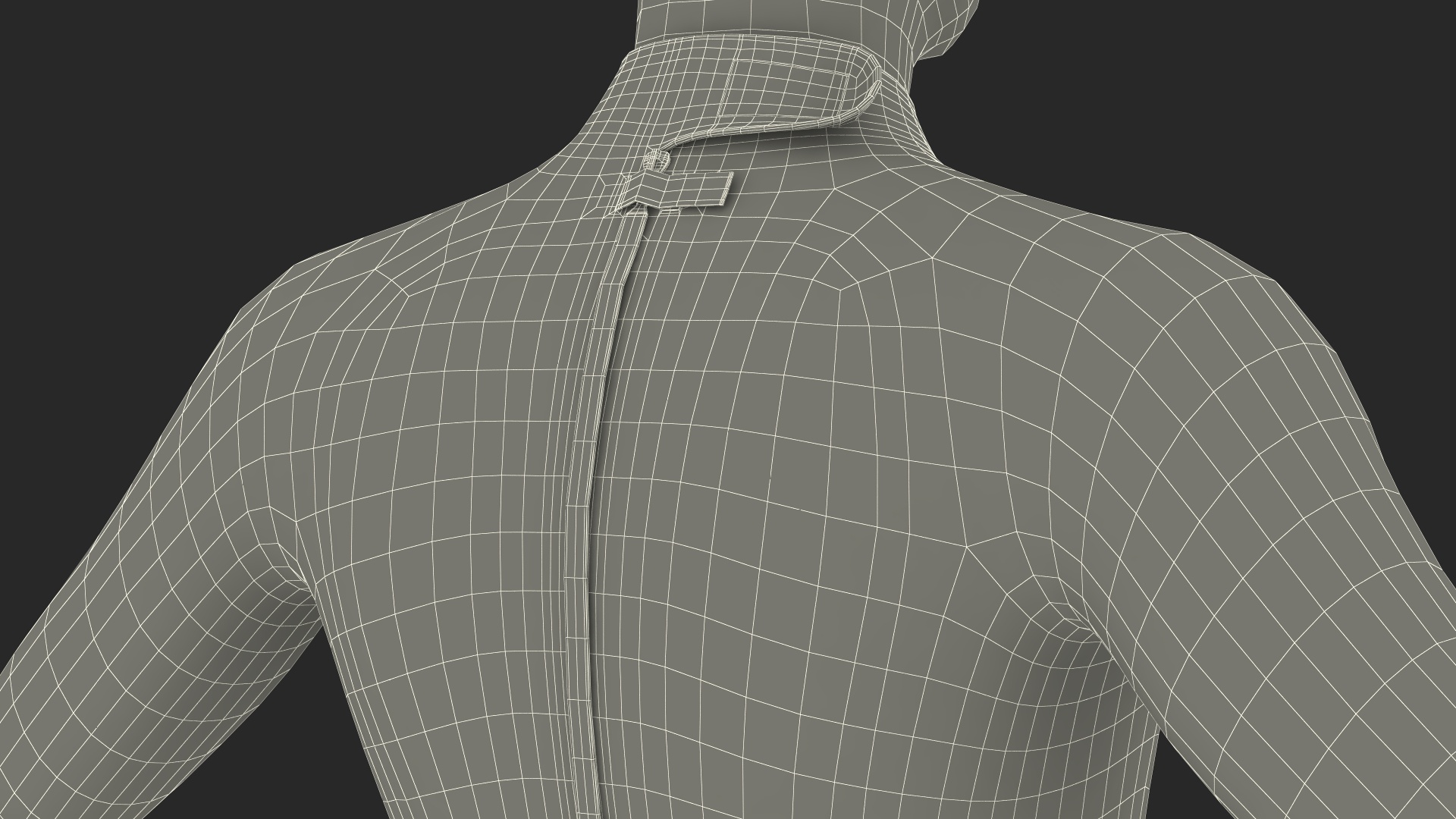 Man Wetsuit Black Shorty Version 3D