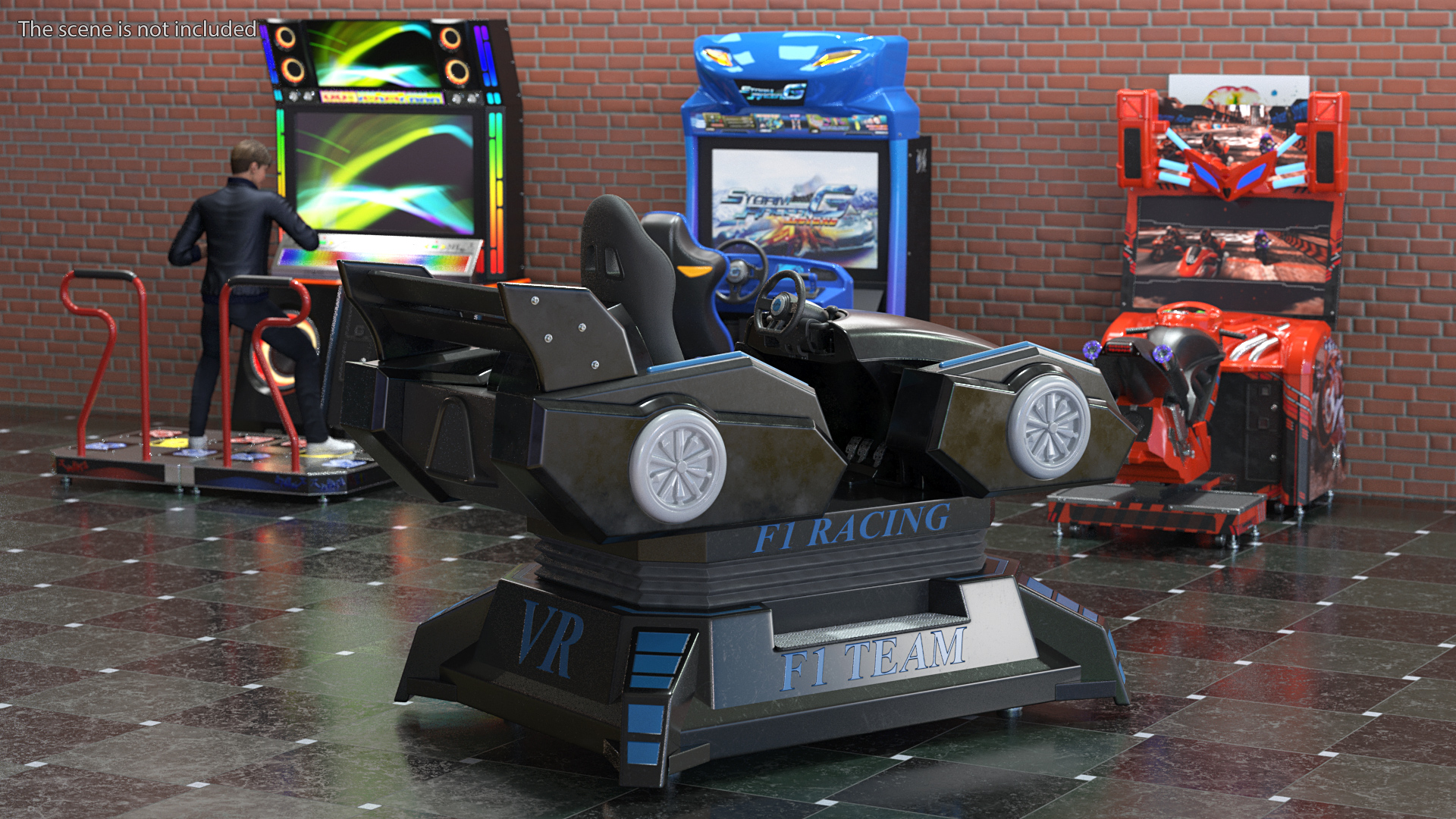 3D VR Racing Game OFF model