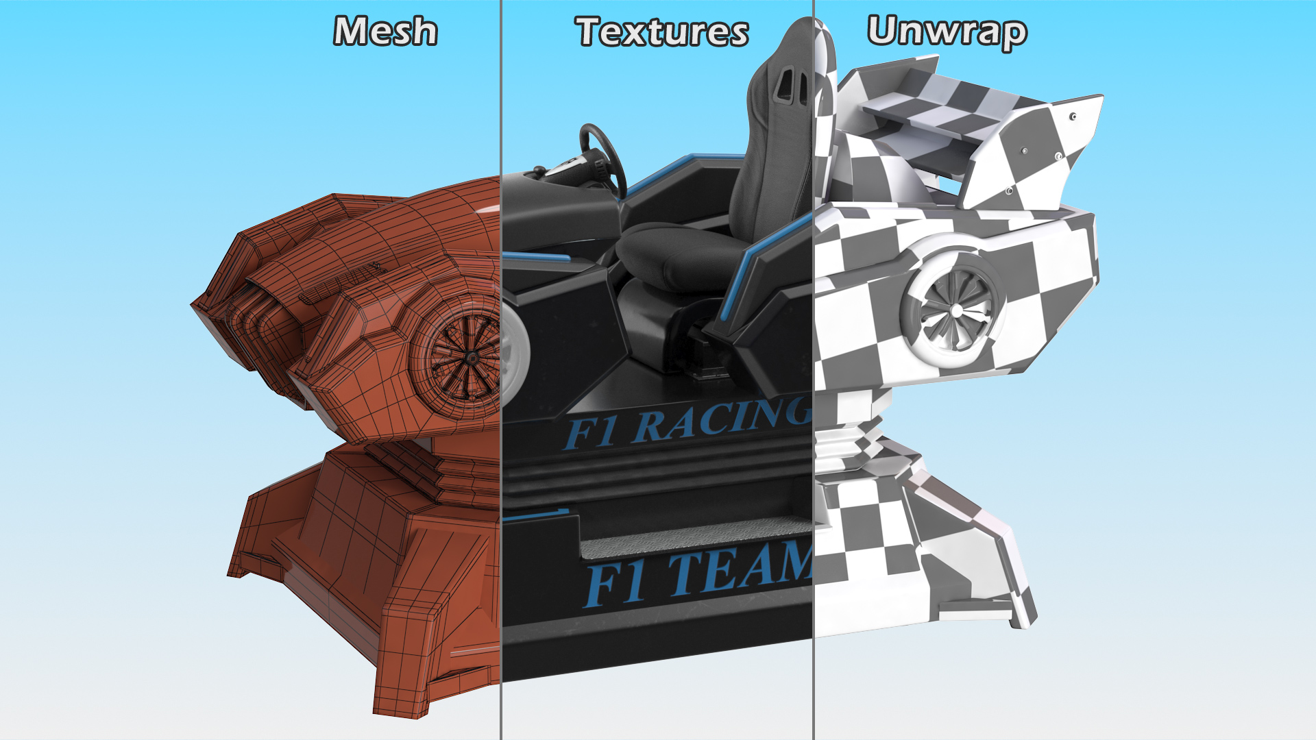3D VR Racing Game OFF model