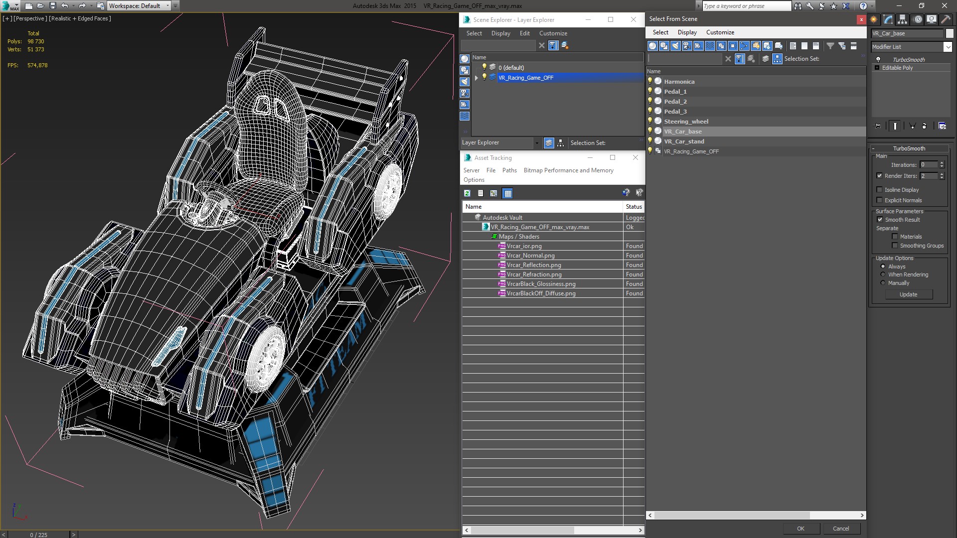 3D VR Racing Game OFF model