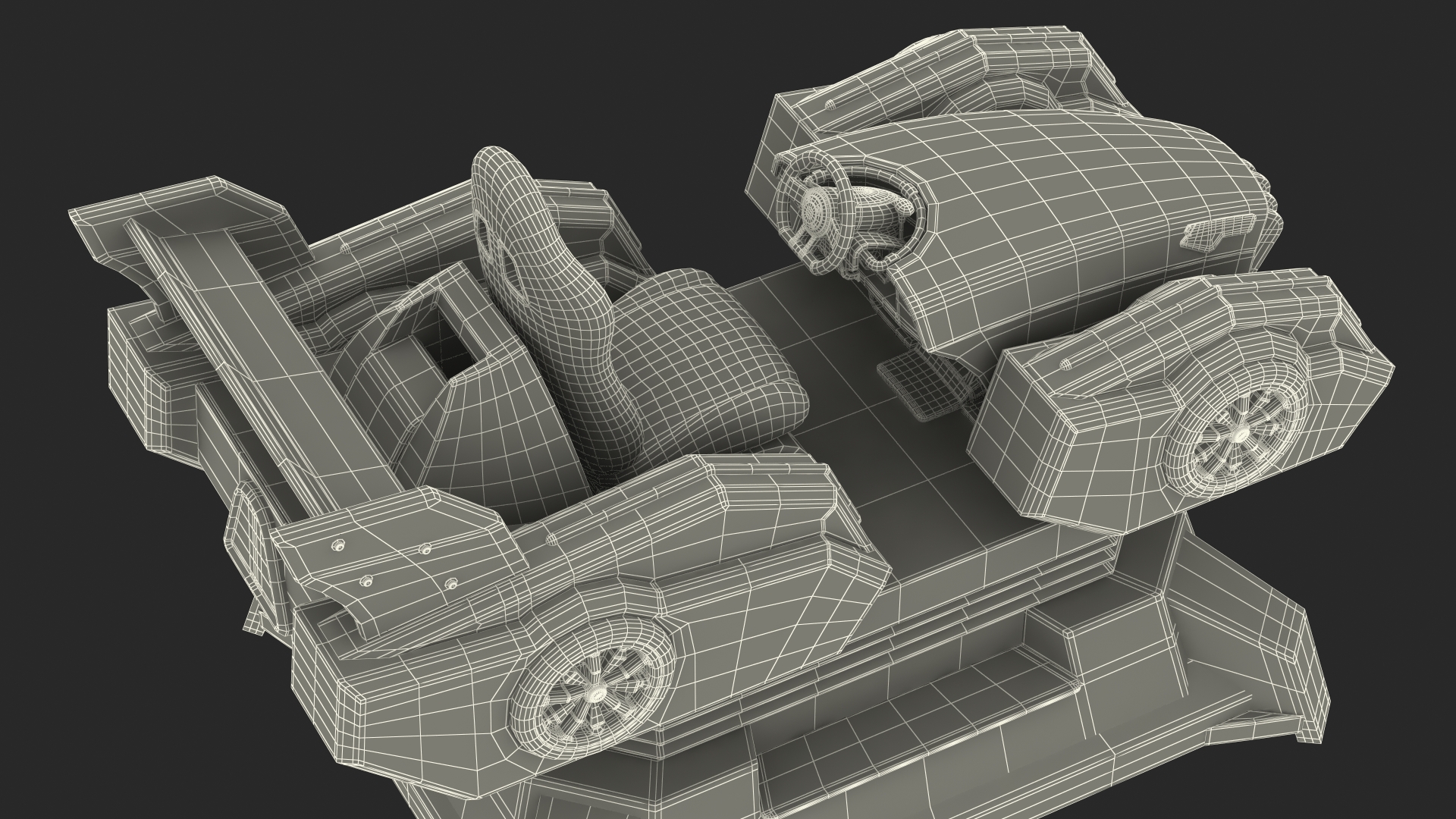 3D VR Racing Game OFF model