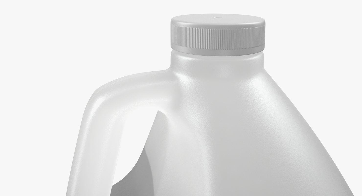 Plastic Jug With Lid Gallon 3D