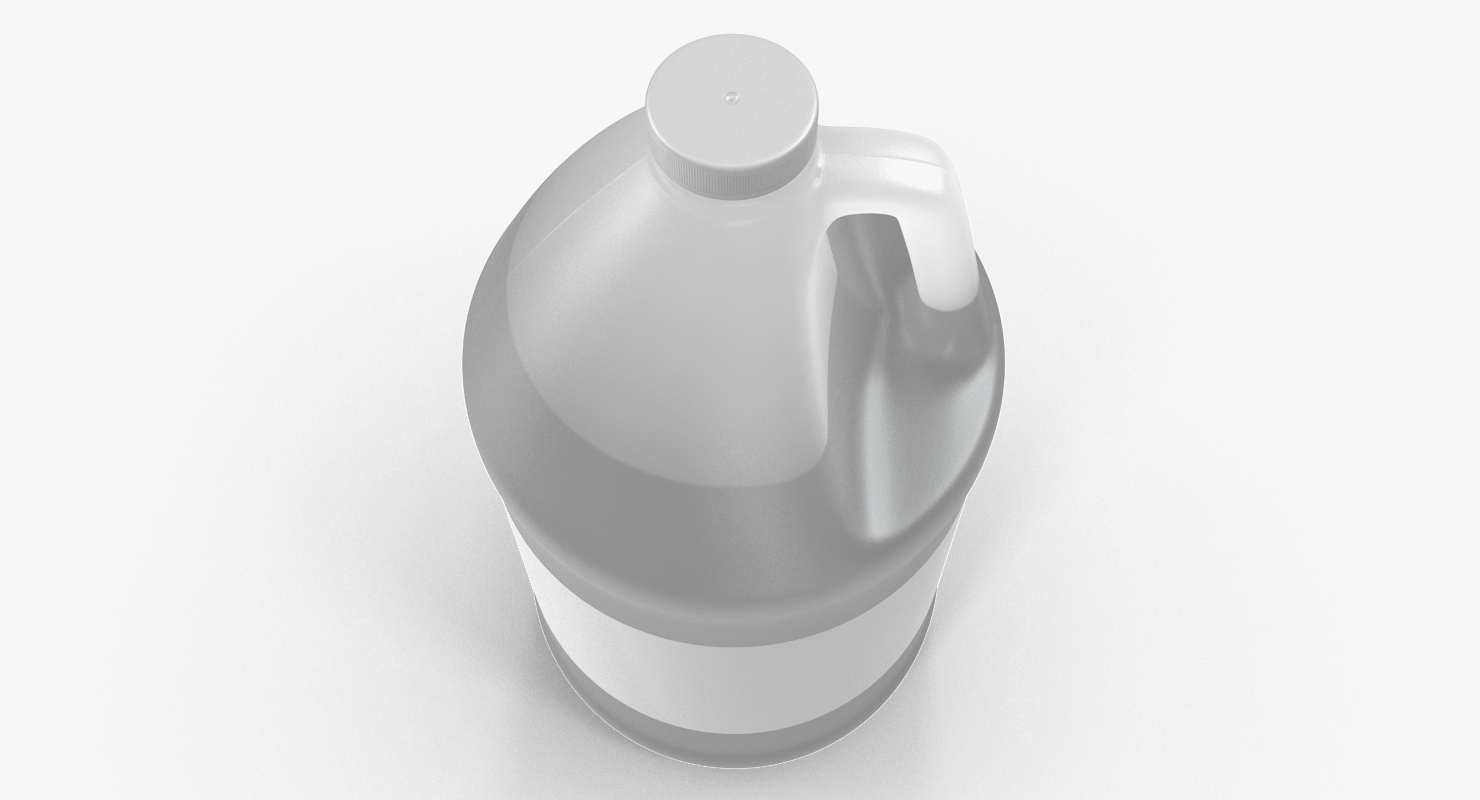 Plastic Jug With Lid Gallon 3D