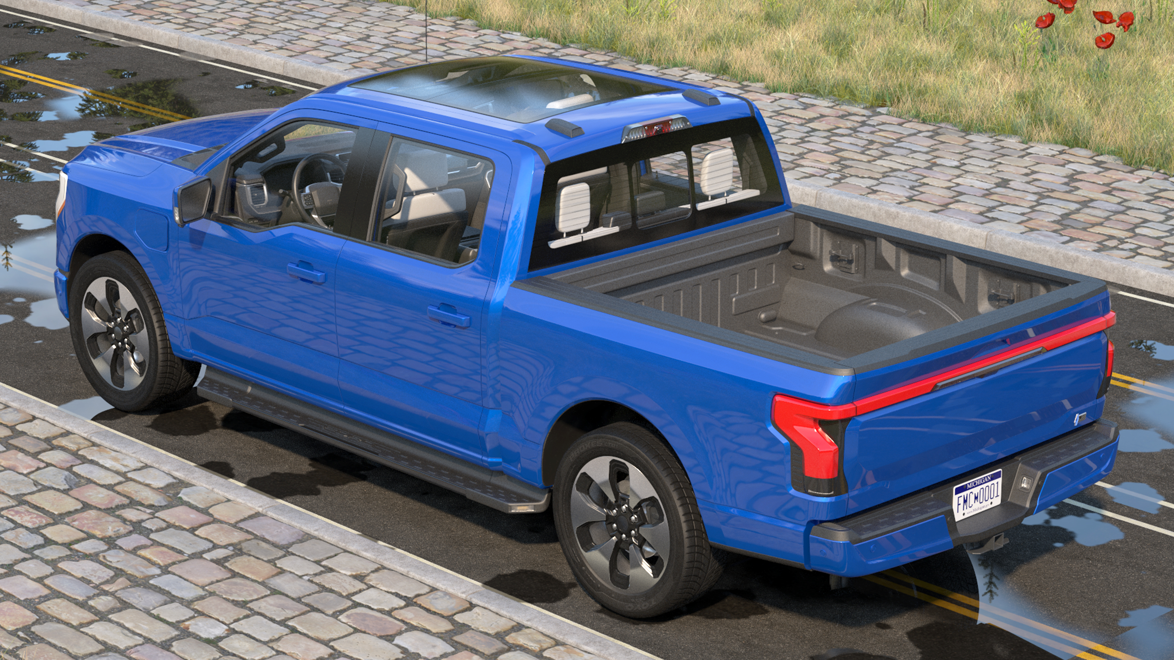 3D Electric Pickup Truck