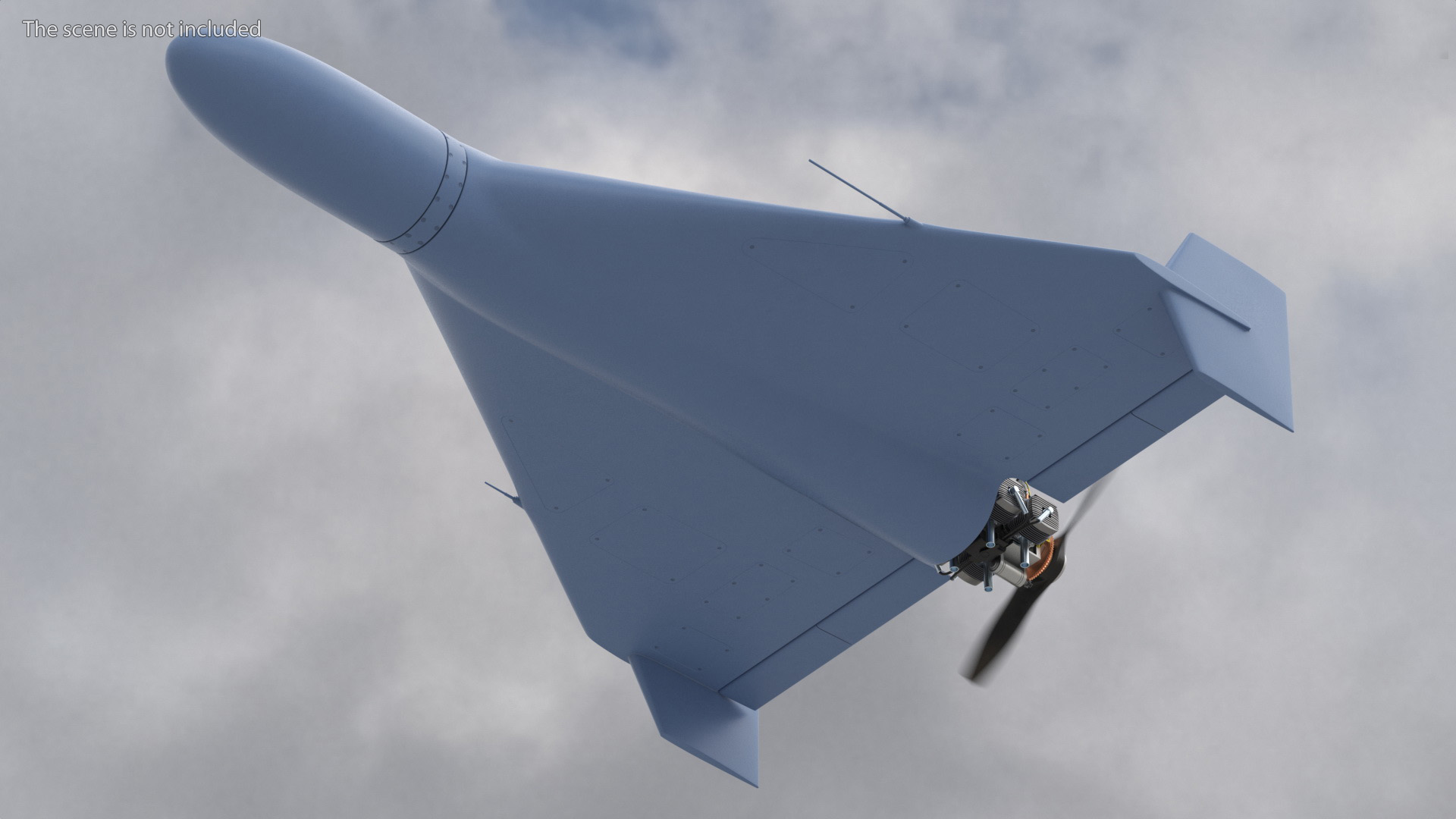 3D model Loitering Munition Rigged