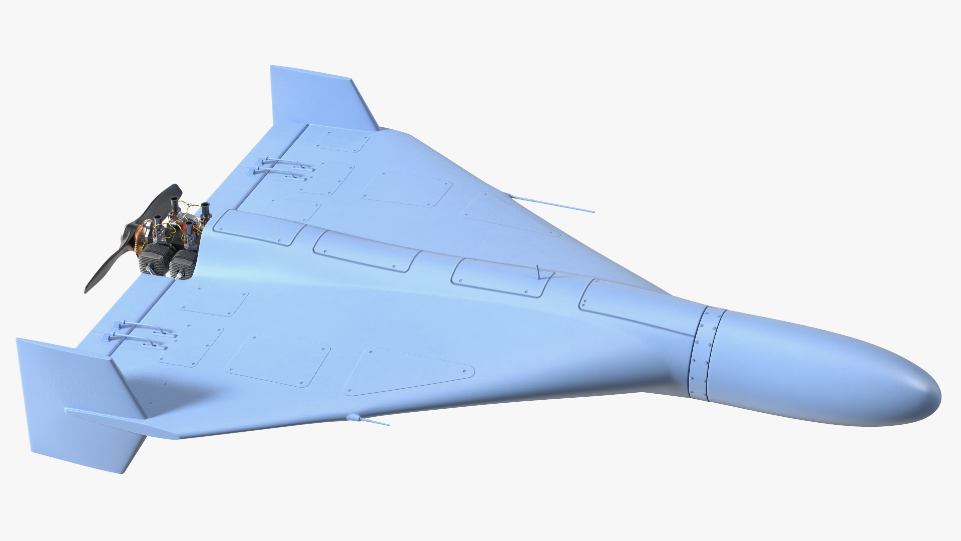3D model Loitering Munition Rigged