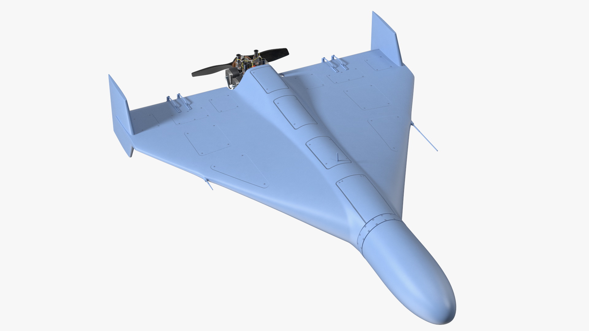3D model Loitering Munition Rigged