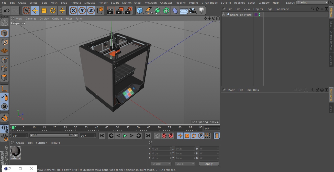 3D model 3d Printer