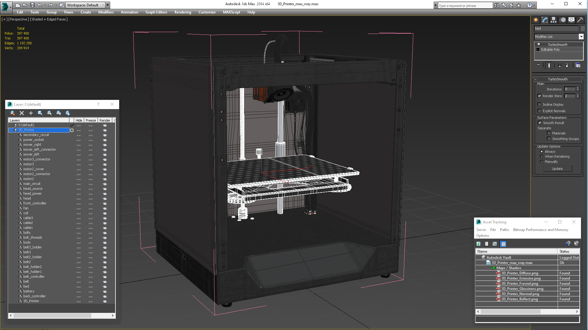 3D model 3d Printer