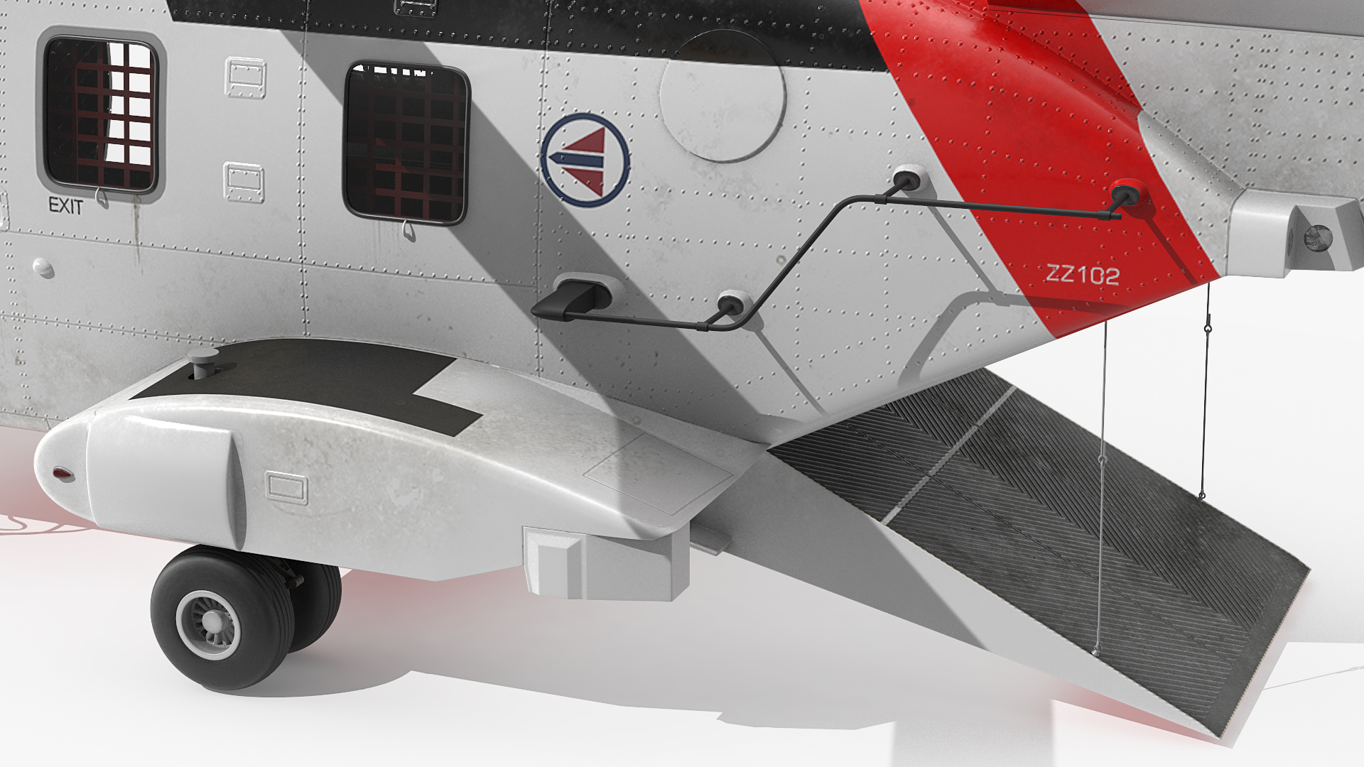 AgustaWestland AW101 Model 612 Norwegian Air Force Rigged 3D