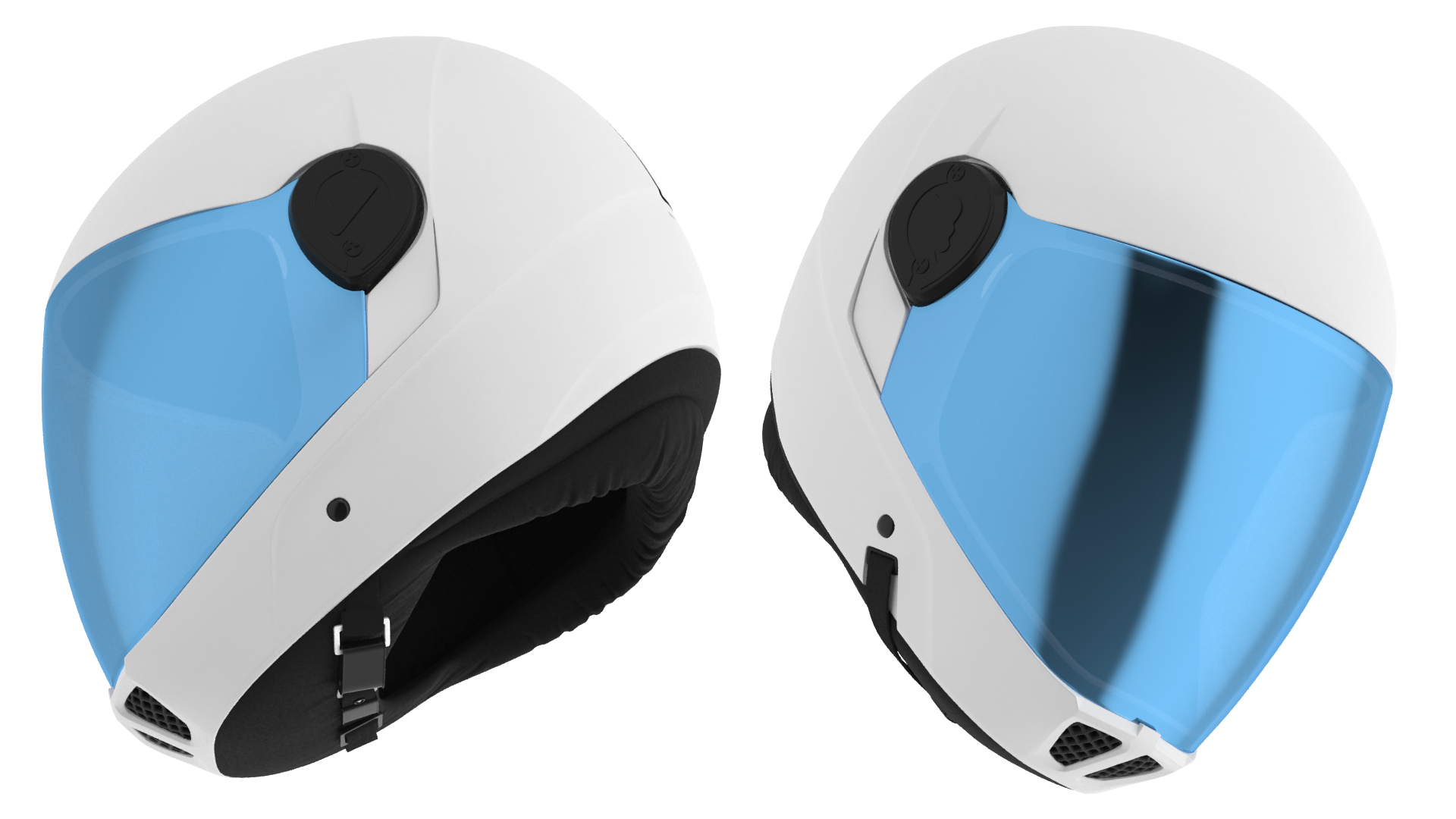 Cookie G4 Skydiving Helmet White 3D