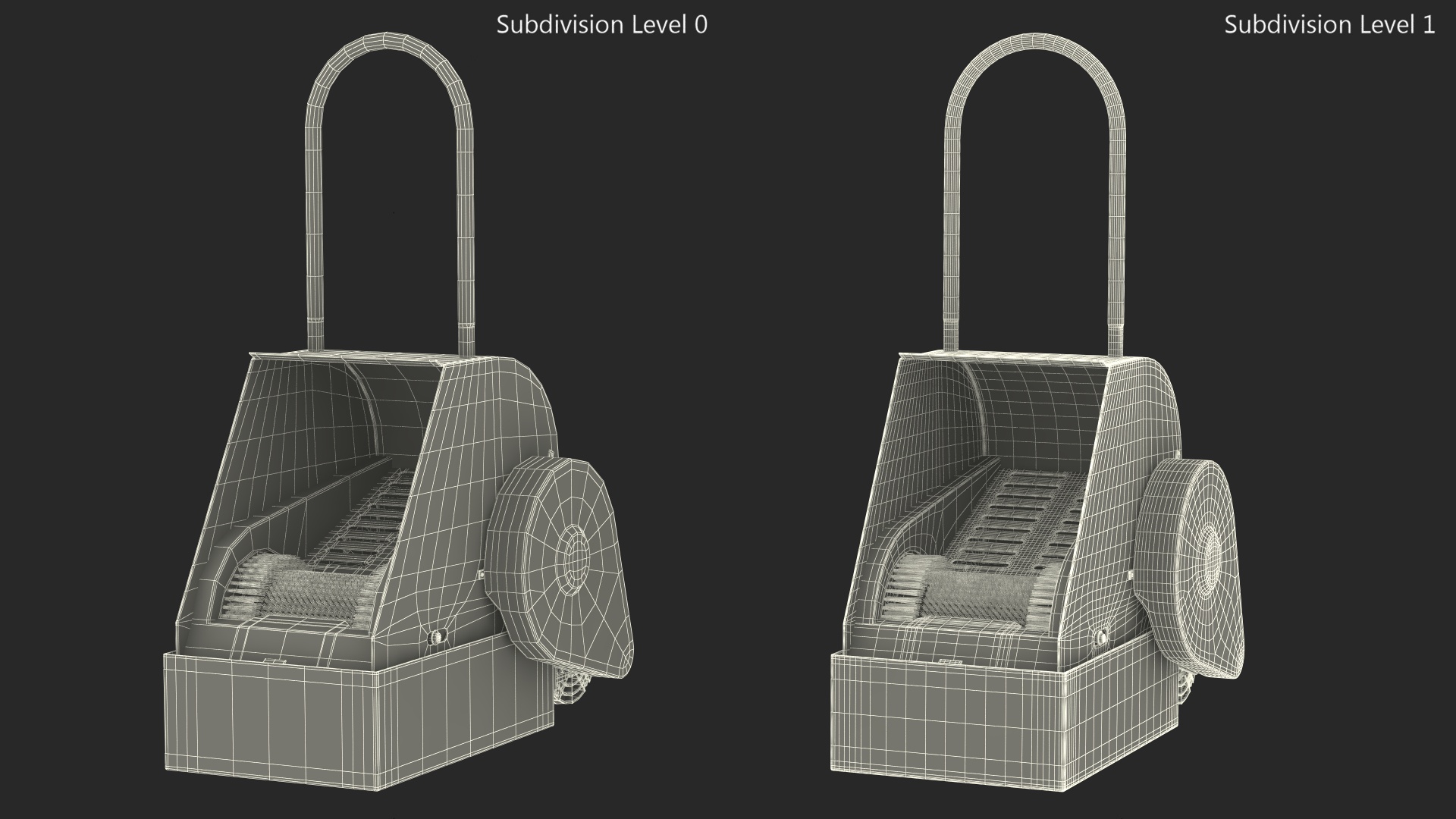 Industrial Shoes Cleaner Boot Boy Red 3D
