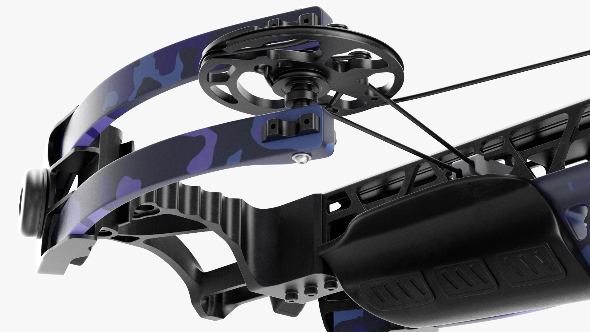 Crossbow Camo Generic with Arrow and Scope 3D