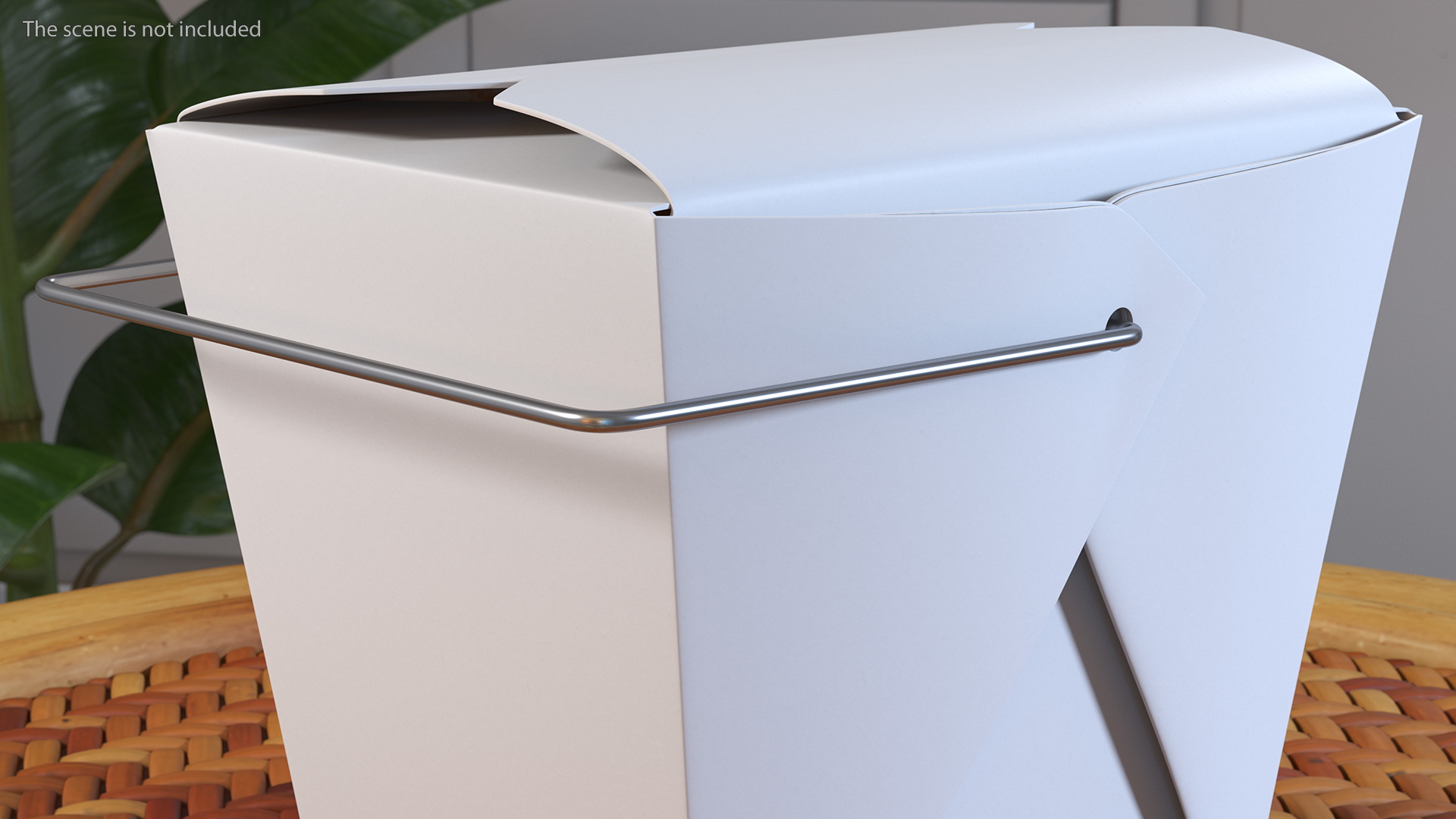 3D model Paper Take Out Food Container 16 Oz